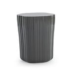 Corteza side table, anthracite, height 48 cm - Kartell