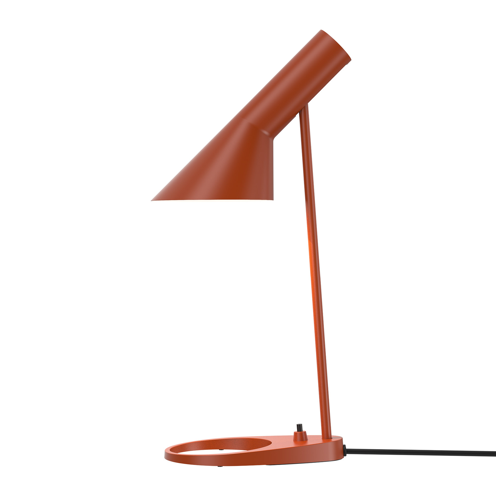 Louis Poulsen AJ Mini asztali lámpa, rozsdavörös
