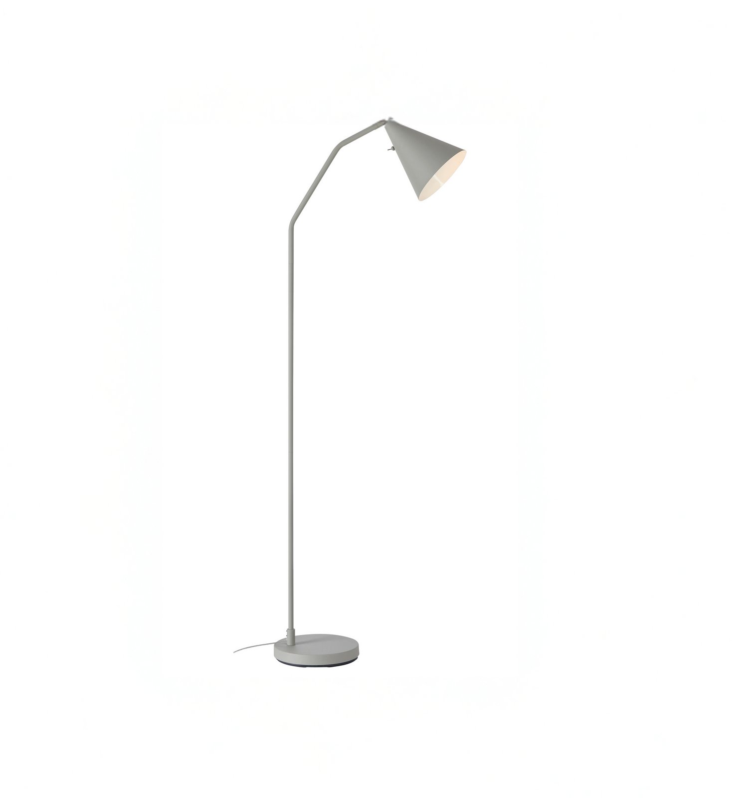 Markslöjd lampadaire LED Funil, gris, métal, à intensité variable