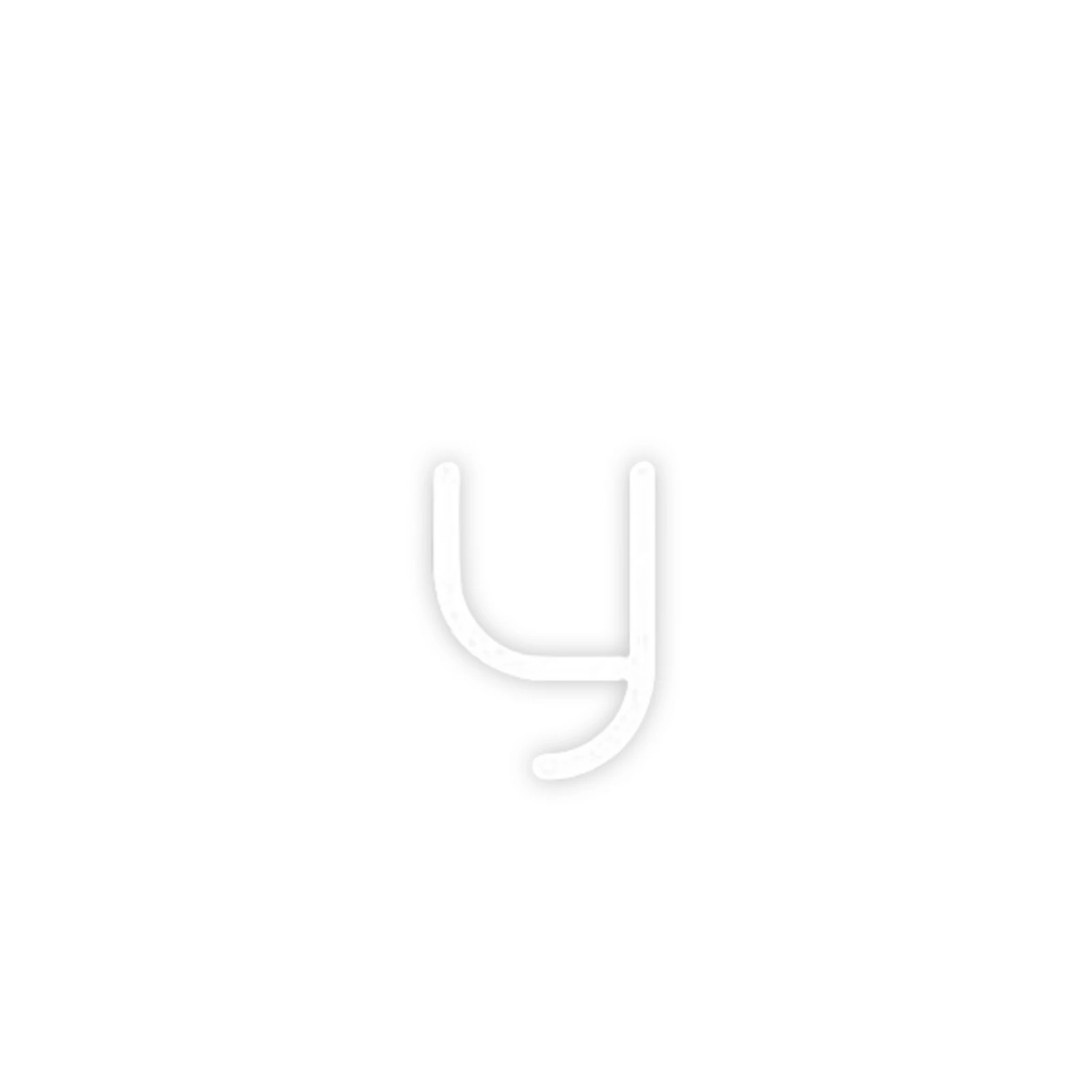 Artemide Alphabet of Light τοίχου μικρό γράμμα y