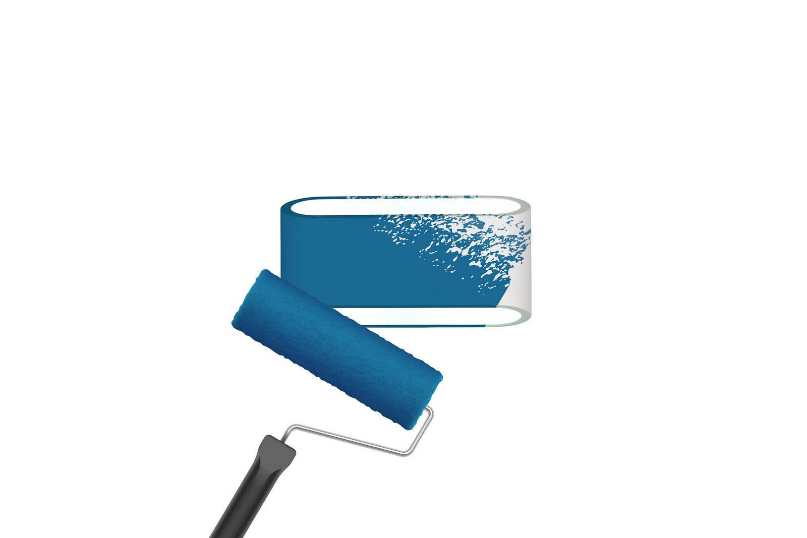 Trio Lighting Aplică de perete Sepanta albă lățime 23 cm gips 2 becuri. - Camera de zi / sufragerie - Modern - Tencuială / Argilă