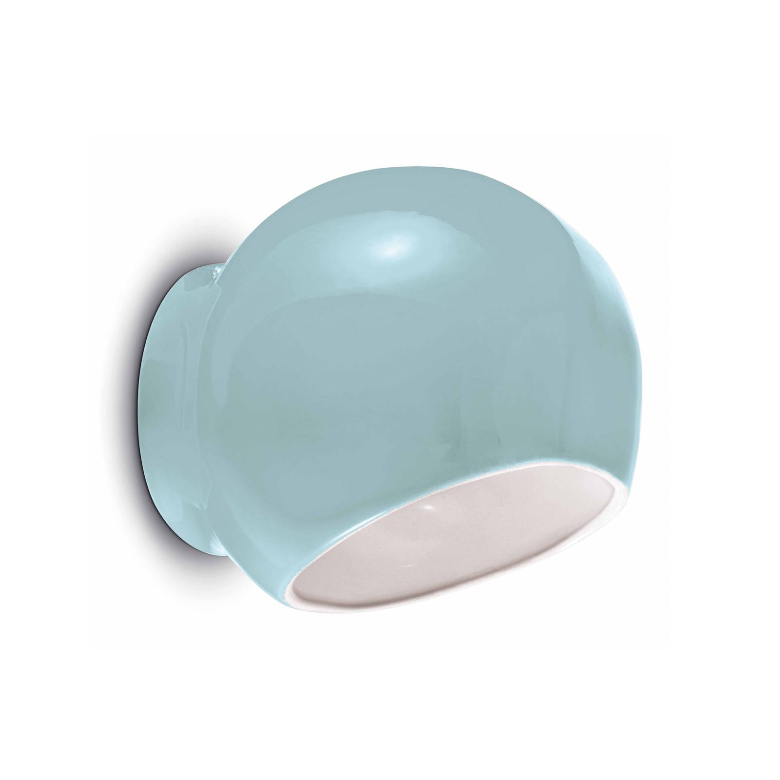E-shop Keramické nástenné svietidlo Ayrton, modré