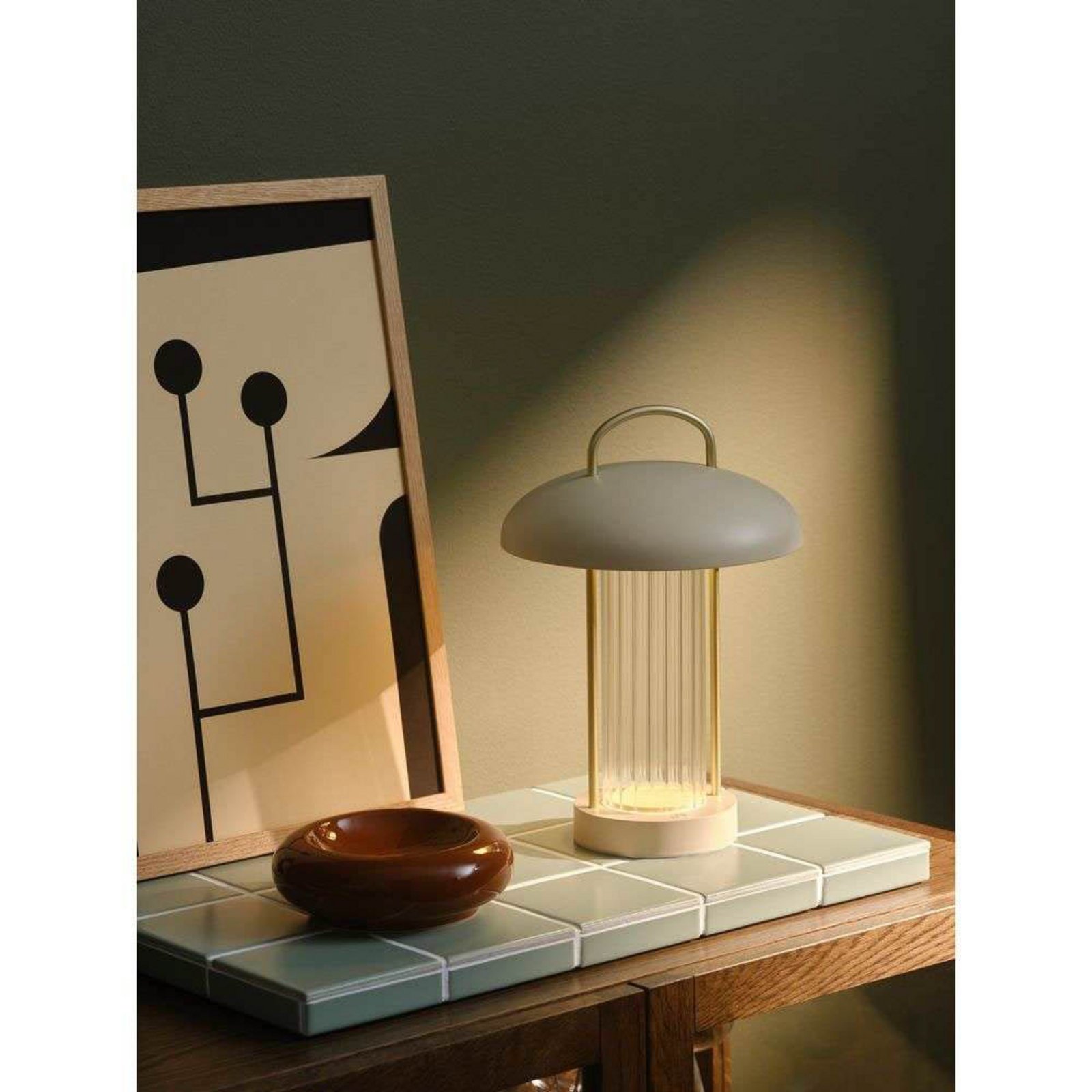 Mirano Portable Table Lamp Beige - Nordlux