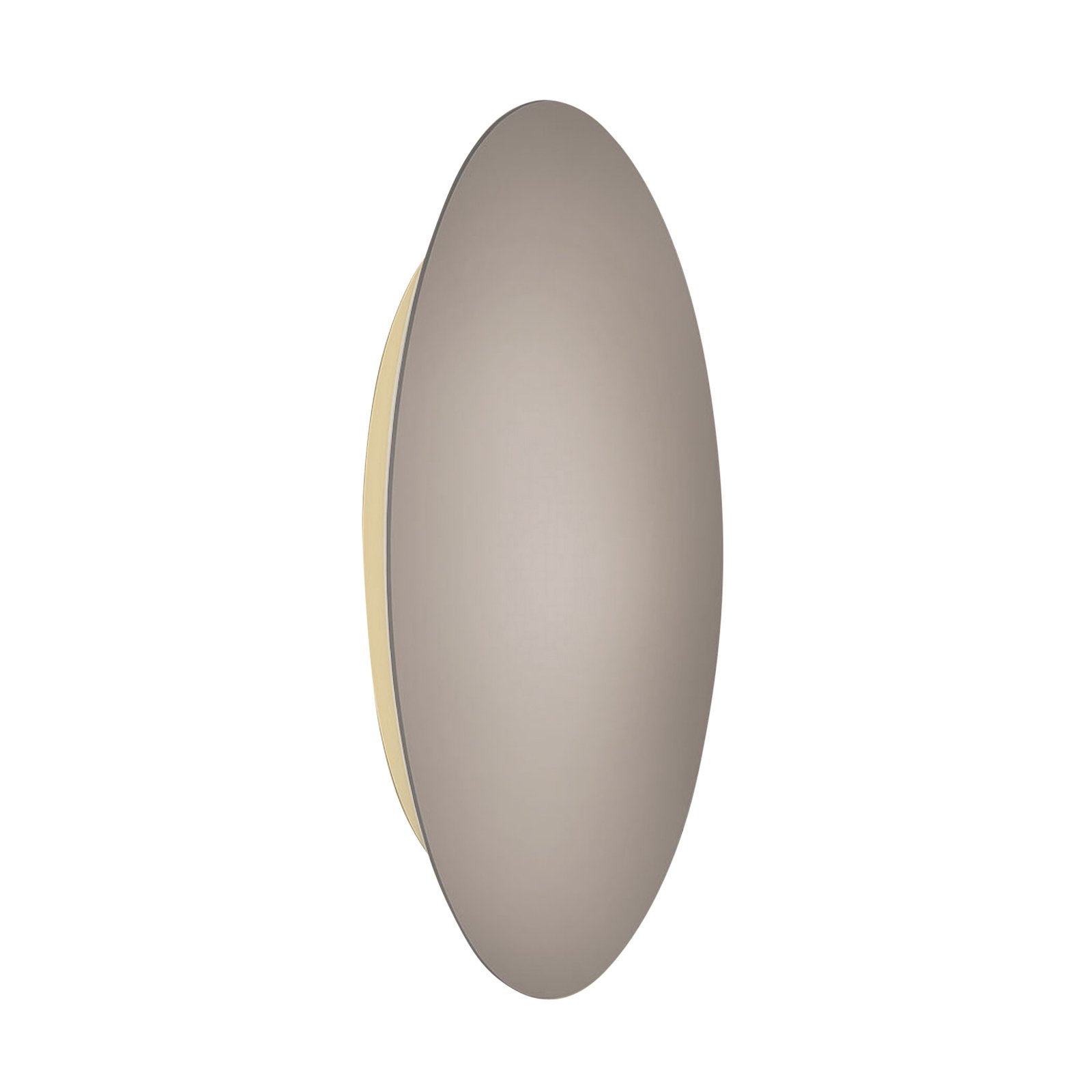 Nástenné svietidlo Escale Blade LED, sivá farba, Ø 44 cm