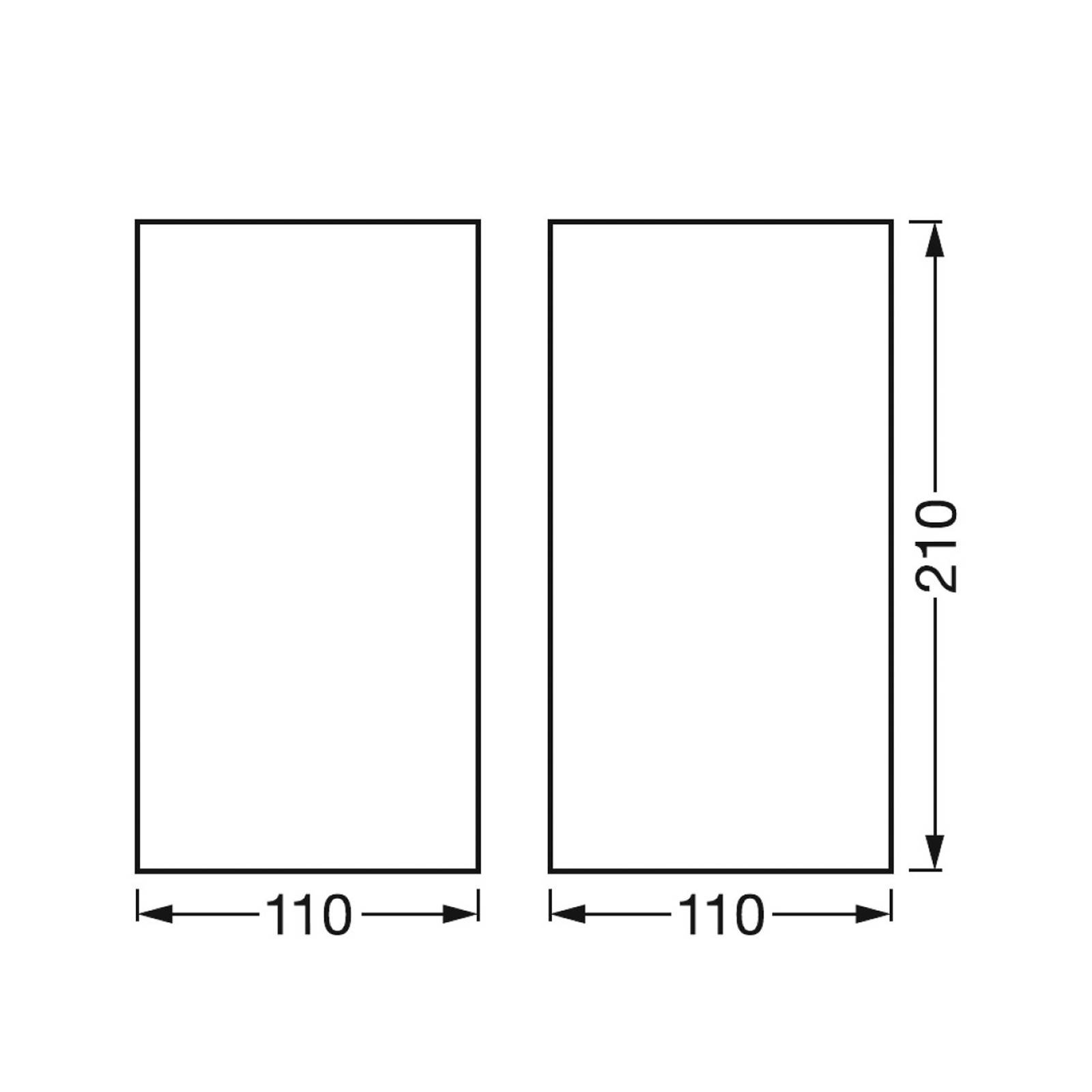 LEDVANCE SMART+ WiFi Orbis Wall Wood, 21 x 11 cm