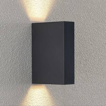 Lindby Ugar udendørs LED-væglampe, 4,8 cm up/down
