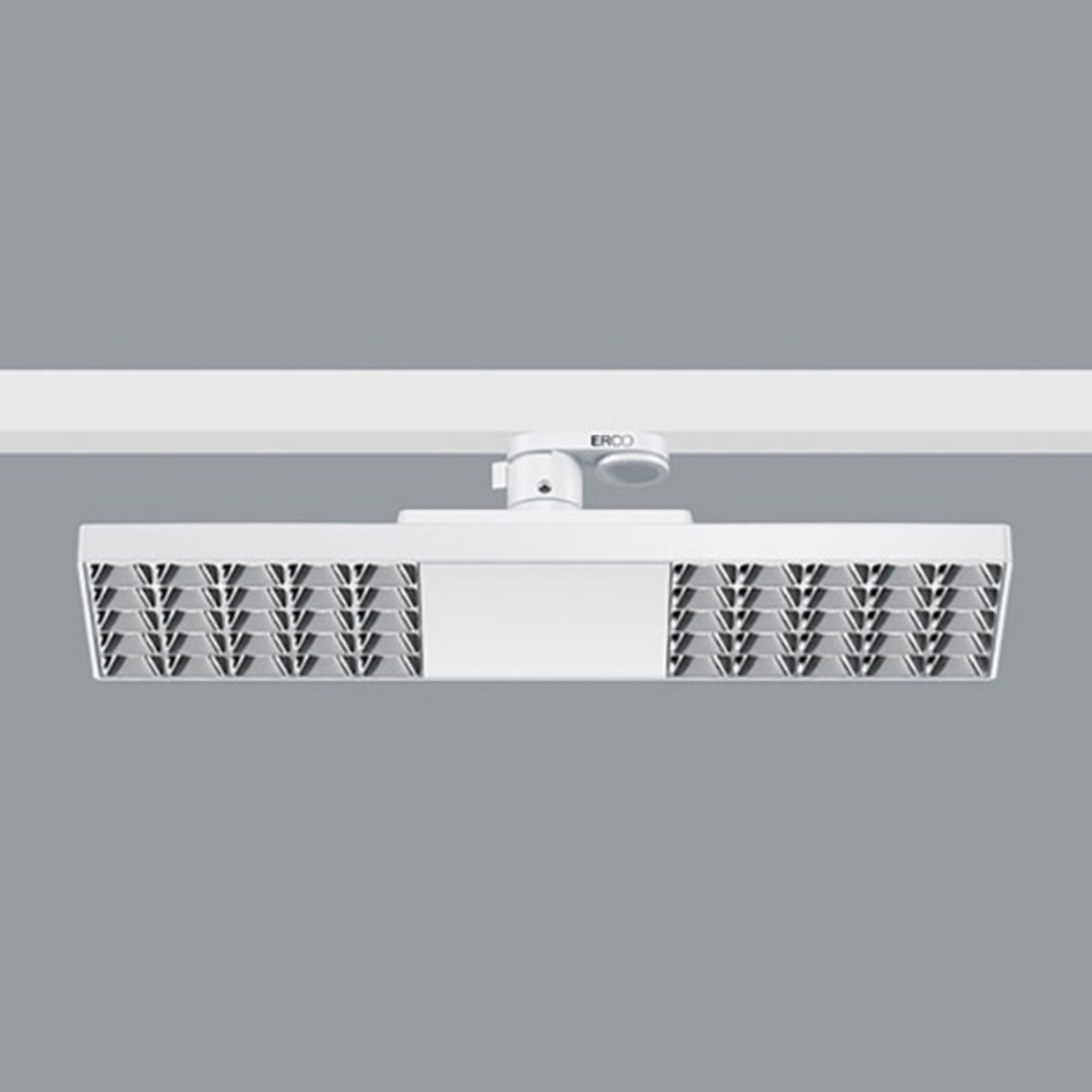 ERCO Jilly 230V Bluetooth 15W extra wide, silver louvre