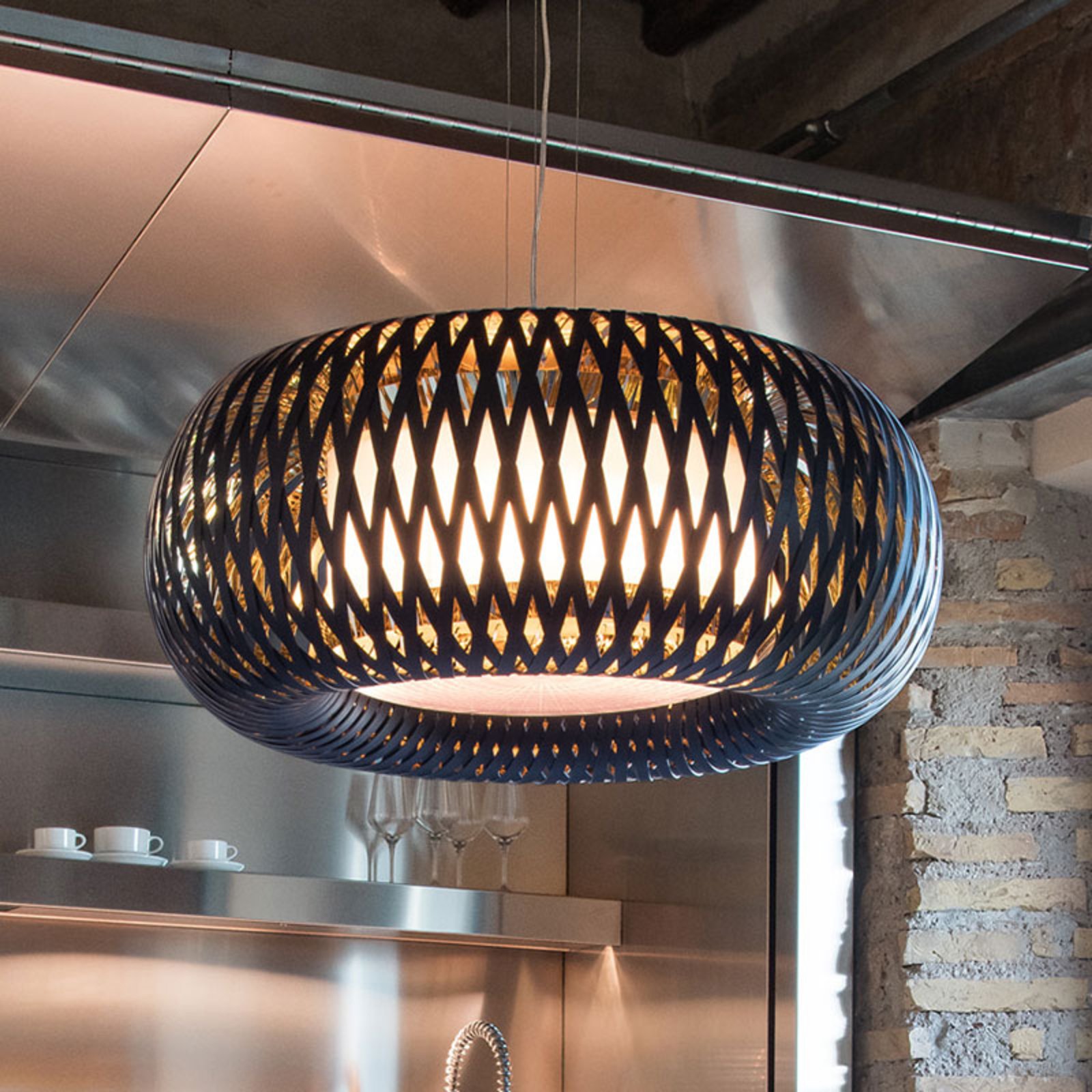 Kalatos Pendelleuchte Black/Gold - Slamp