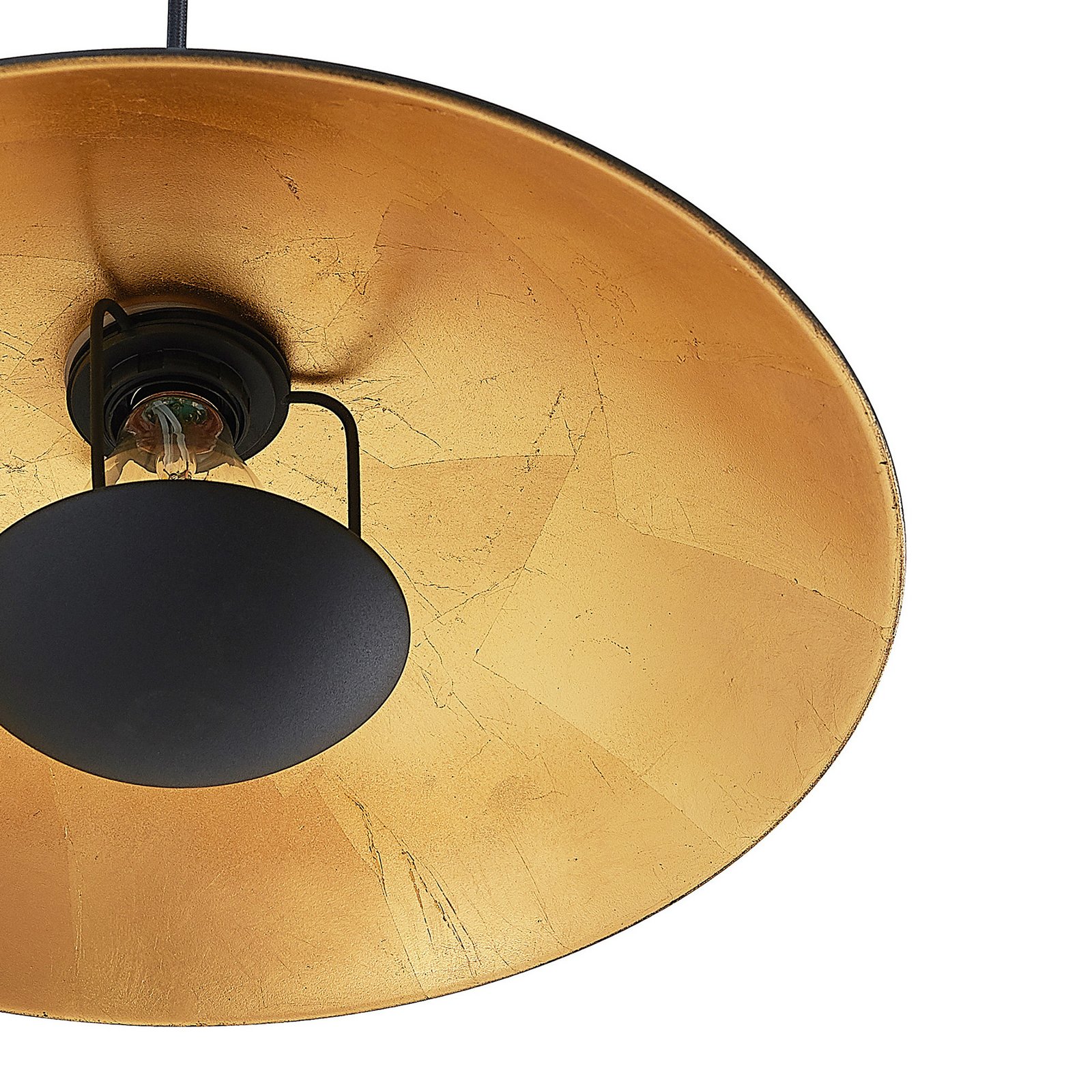 Narisara Pendelleuchte Ø40 Black/Gold - Lindby