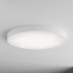 Cleo 800 ceiling lamp, white, sensor, IP20, Ø 78 cm, metal