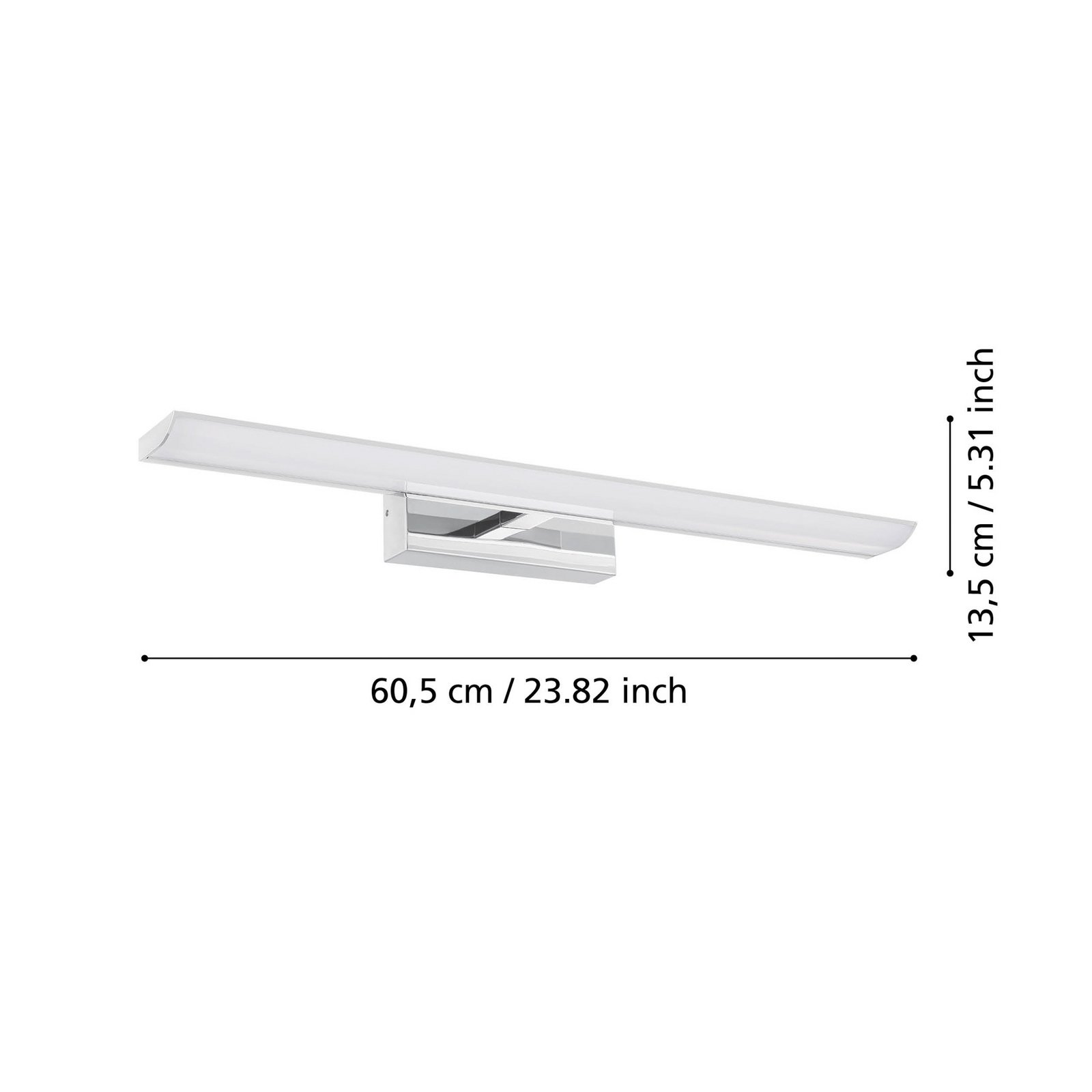 EGLO connect Tabiano-C LED-Spiegelleuchte 60,5 cm EGLO connect Tabiano-C LED-Spiegelleuchte 60,5 cm