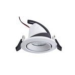 Arcchio Harcos downlight LED, blanc, Ø 11 cm, 4.000K