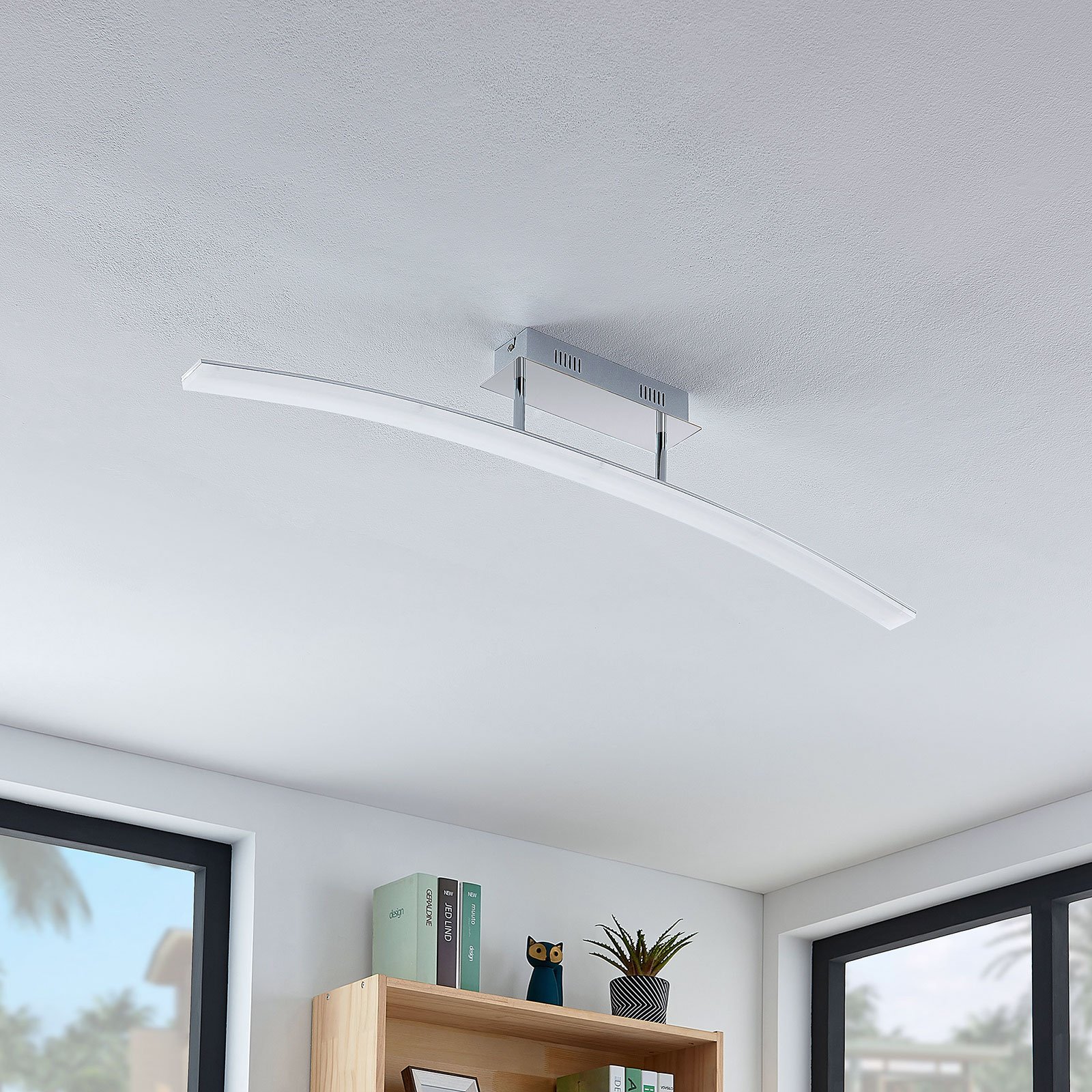 Lorian Stropní Lampa White/Chrome - Lucande