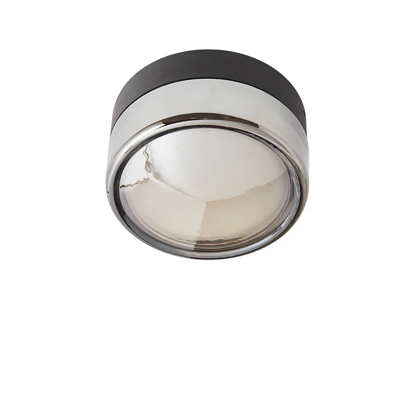 LOOM DESIGN - Otto Convex Wall Lamp/Ceiling Lamp IP65 Smoked