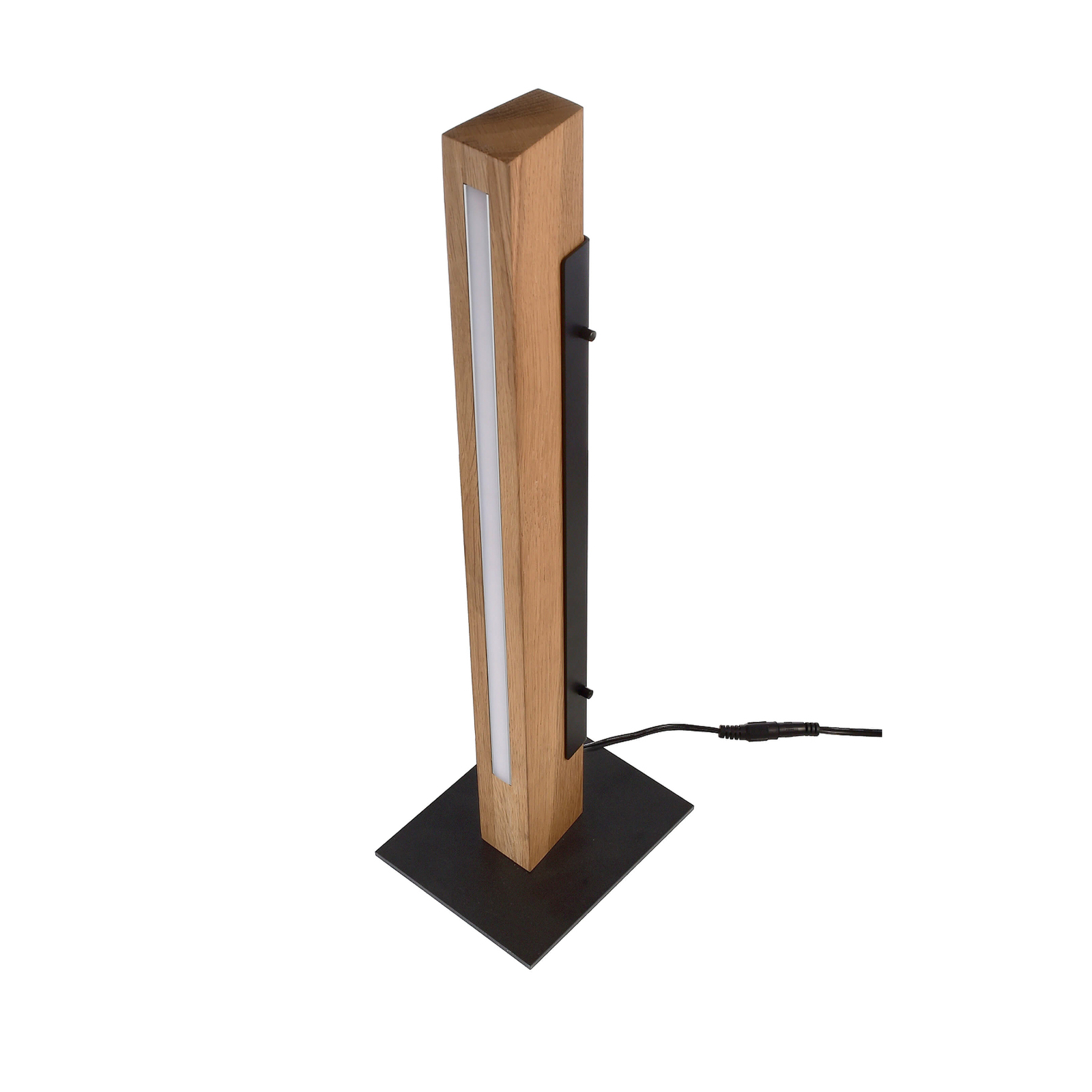 Madera LED table lamp made of oak, dimmable