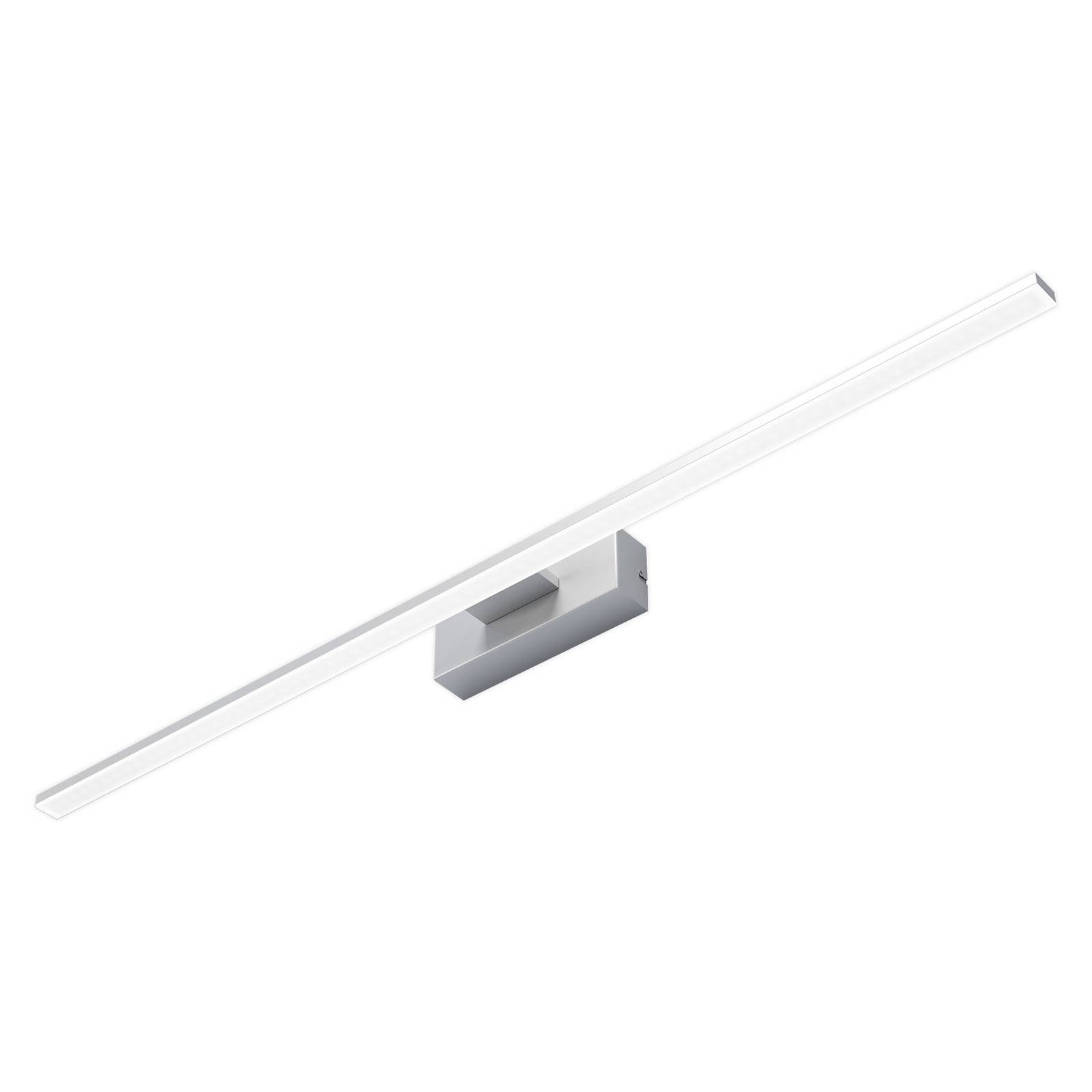 Euluna LED-seinävalaisin Miroir 80 cm alumiini 4 000 K - moderni lamppu Kylpyhuone Alumiini, huurrettu valkoinen