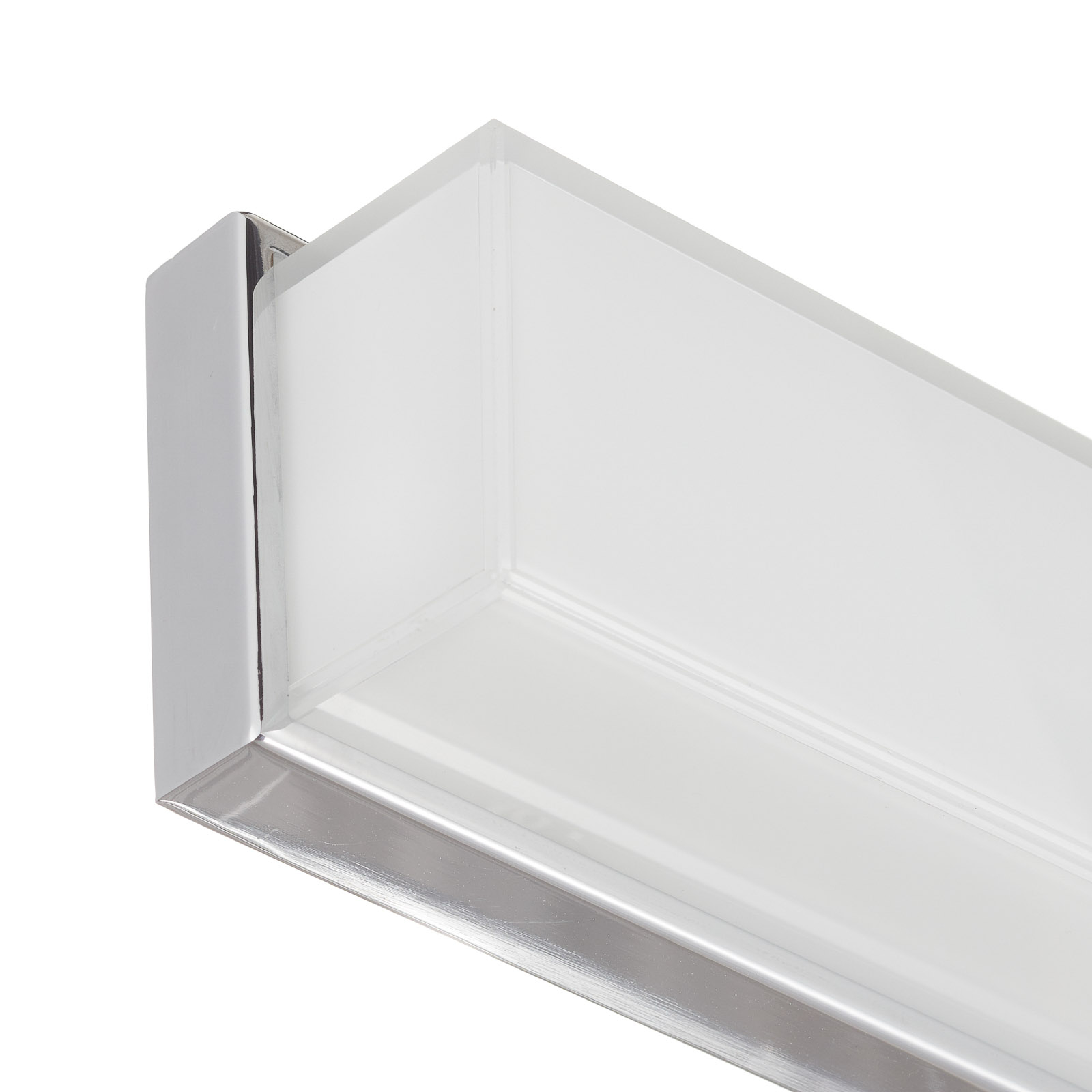 Helestra Cosi LED-Wandleuchte rechteckig chrom