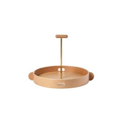JH Tablett Oregon Pine/Brass - Fritz Hansen