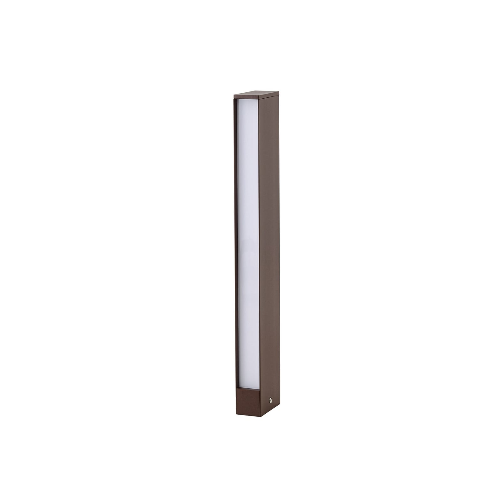 Lirka LED path light, height 60 cm, rust, IP65 - Lucande Lirka LED path light, height 60 cm, rust, IP65 - Lucande