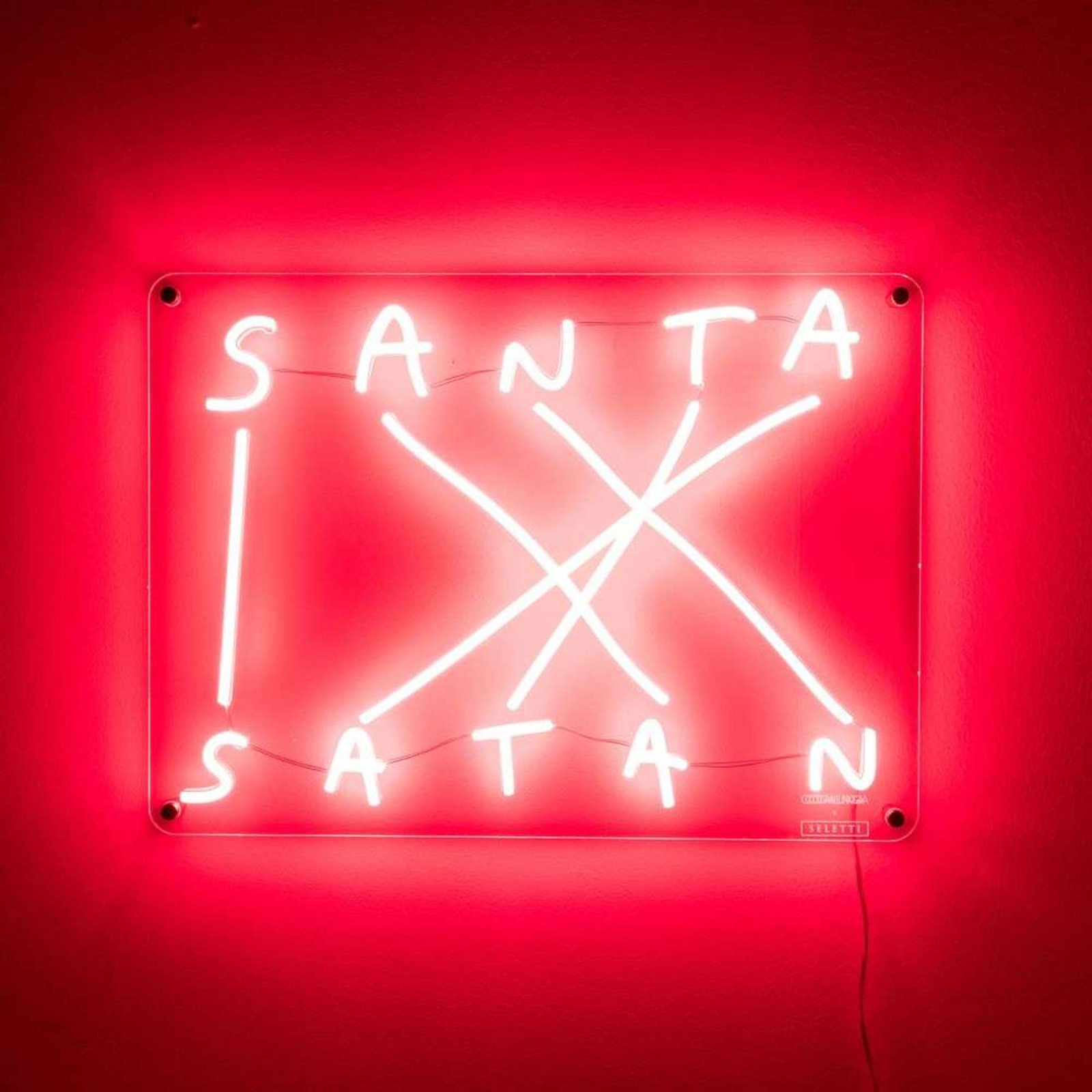 Santa-Satan LED-Sign - Seletti