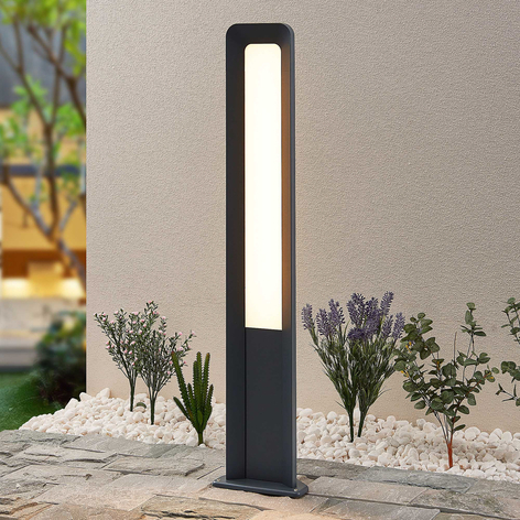 Lucande Secunda LED-Pollerleuchte, Höhe 80 cm