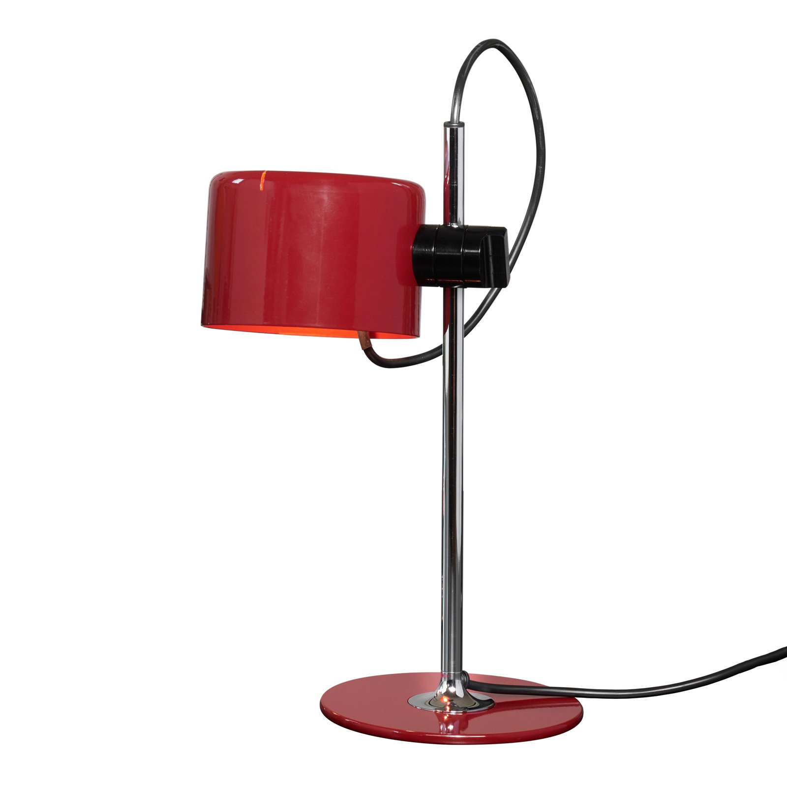 Namizna svetilka Oluce Mini Coupè LED, rdeča