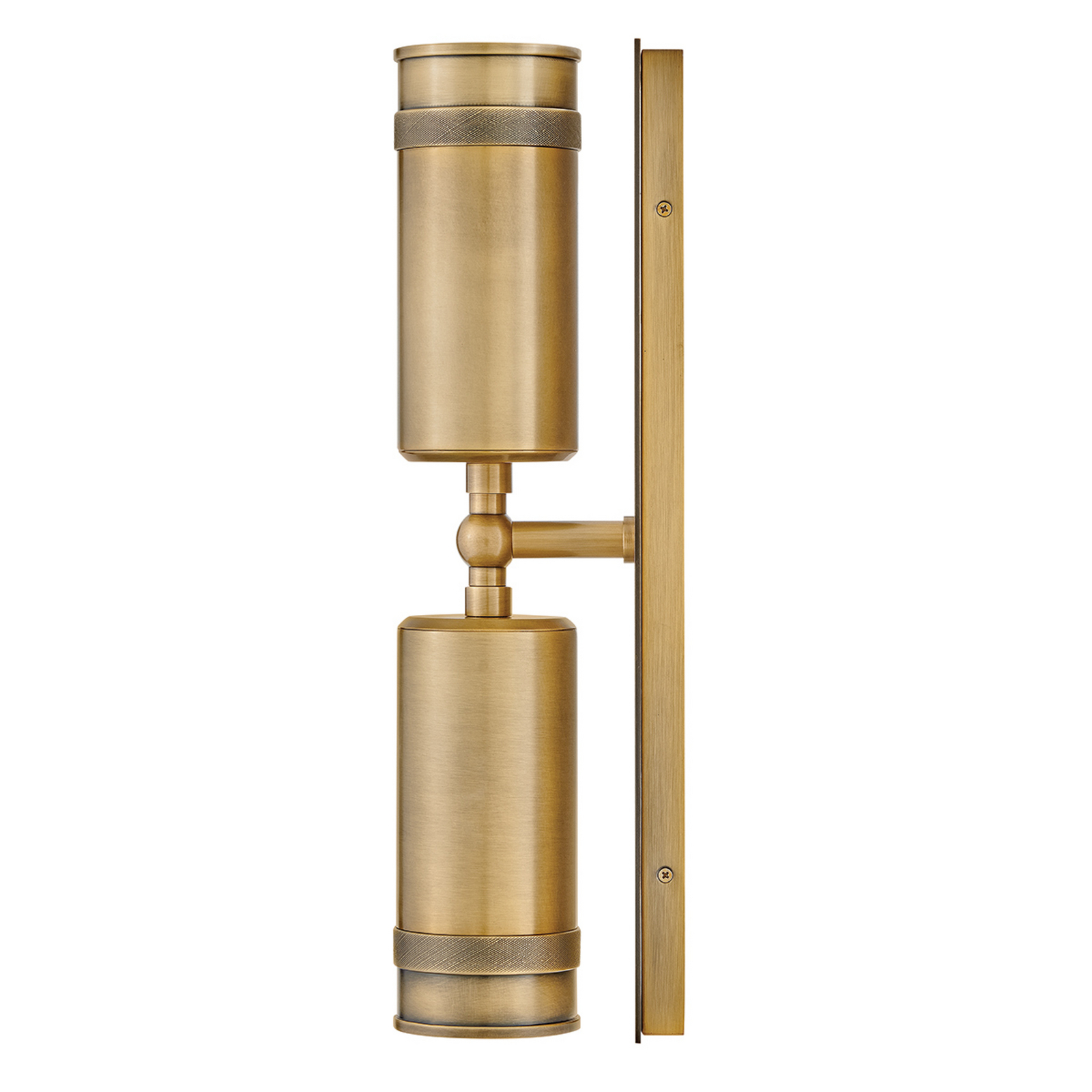Applique d'extérieur Pratt, laiton vieilli, 48 cm, à 2 lampes, IP44, GU10-LED