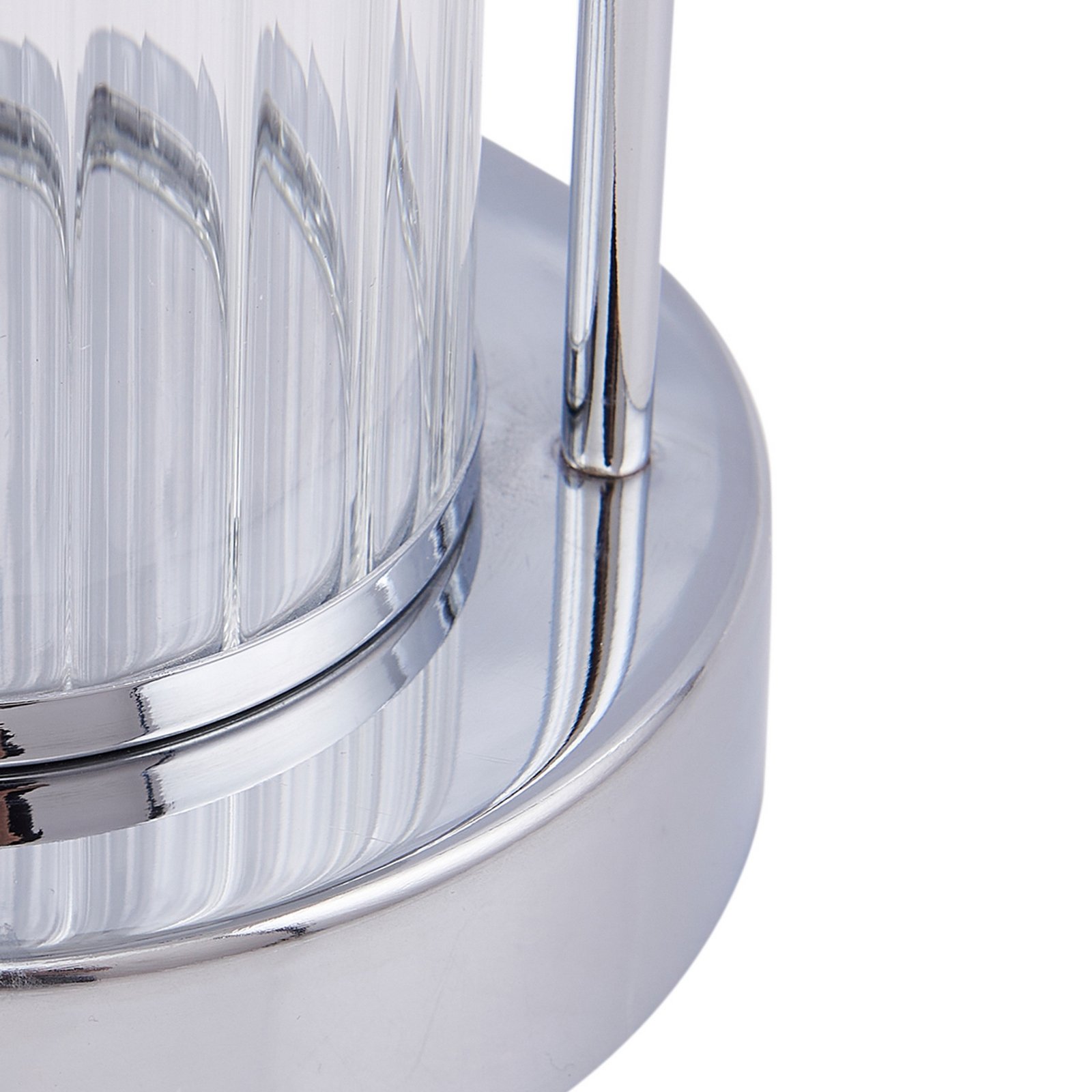 Mareli LED Přenosné Stolní Lampa Dim. Chrom - Lindby