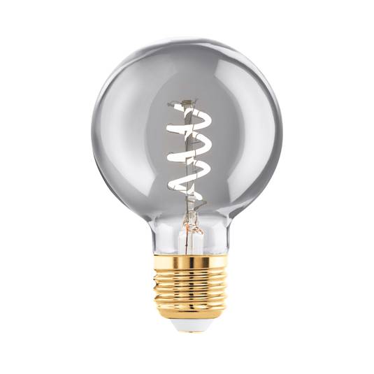 LED žarulja E27 4W G60 2,000K filament smoky dimable