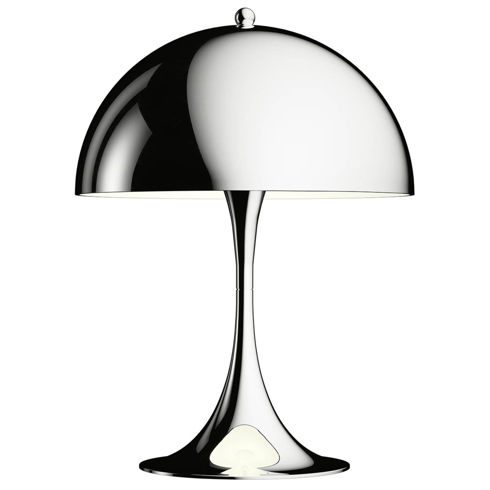 Louis Poulsen Panthella Mini, lampe LED chromé