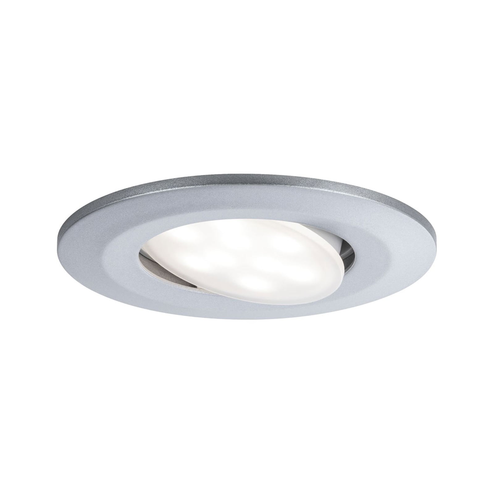 Calla cromat, cu comutator pornit/oprit, orientabil, 4.000 K, Ø 9 cm, pachet de