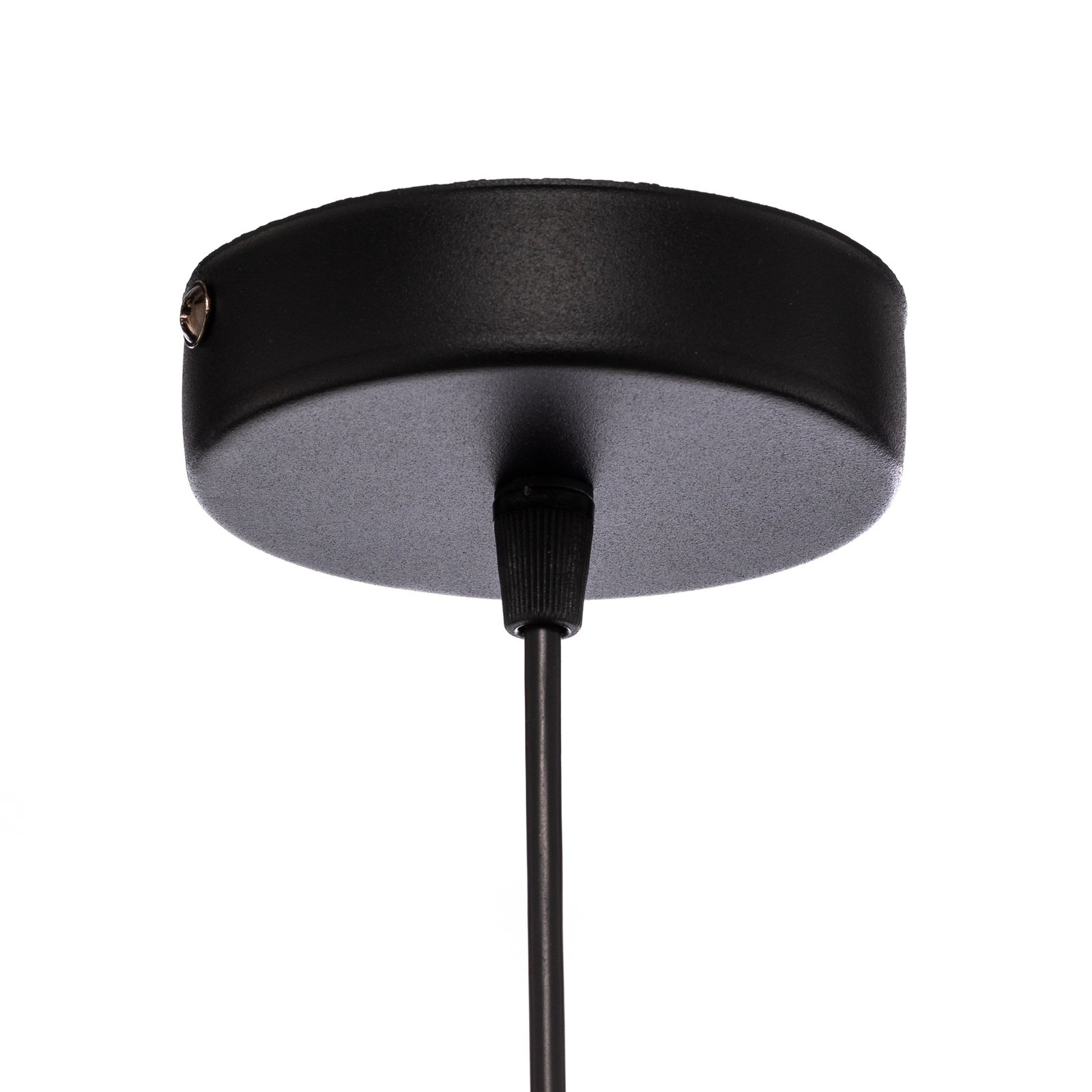 Euluna Levo lampă suspendată, Ø 40 cm, iută/negru