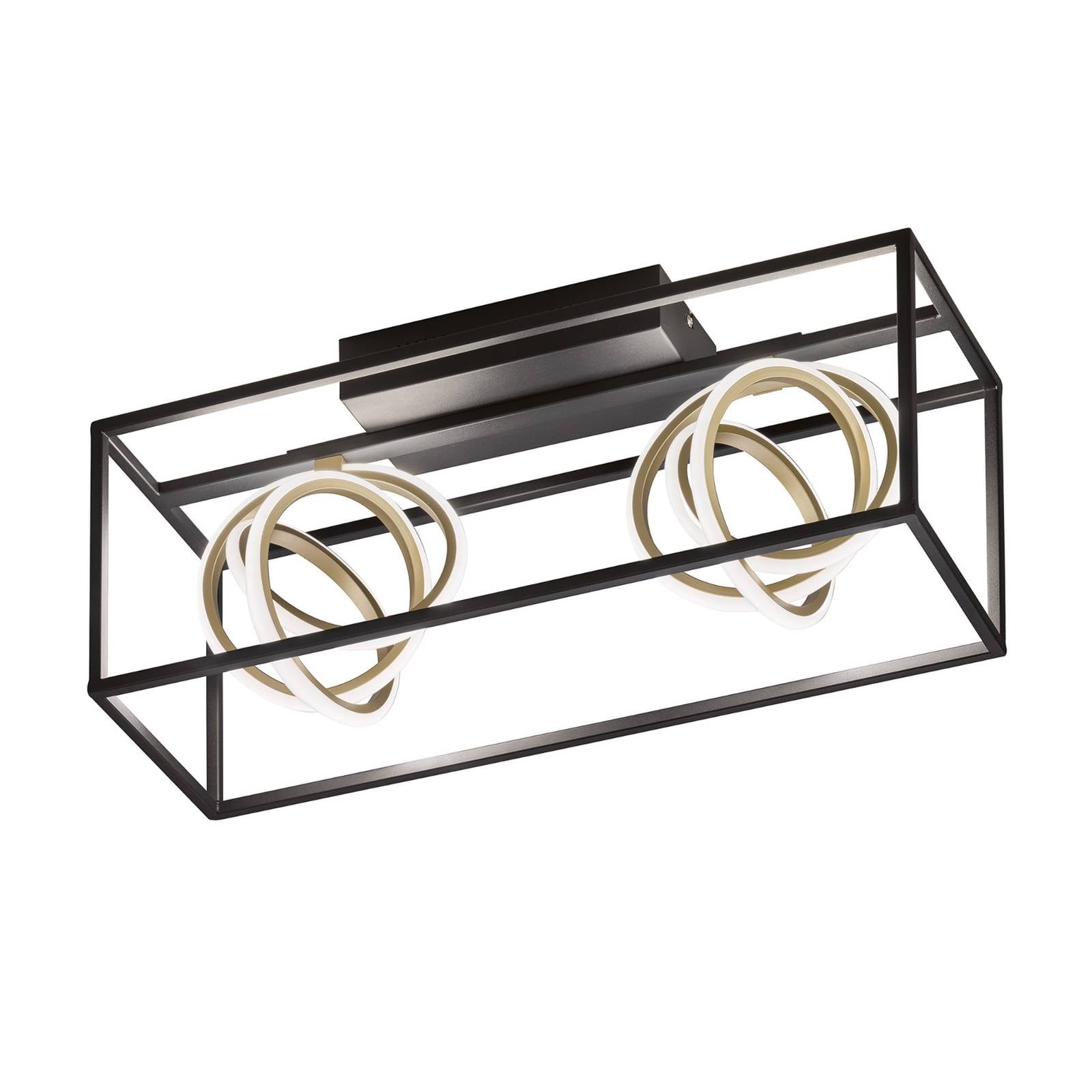 LED-taklampa Gisi, 2 lampor