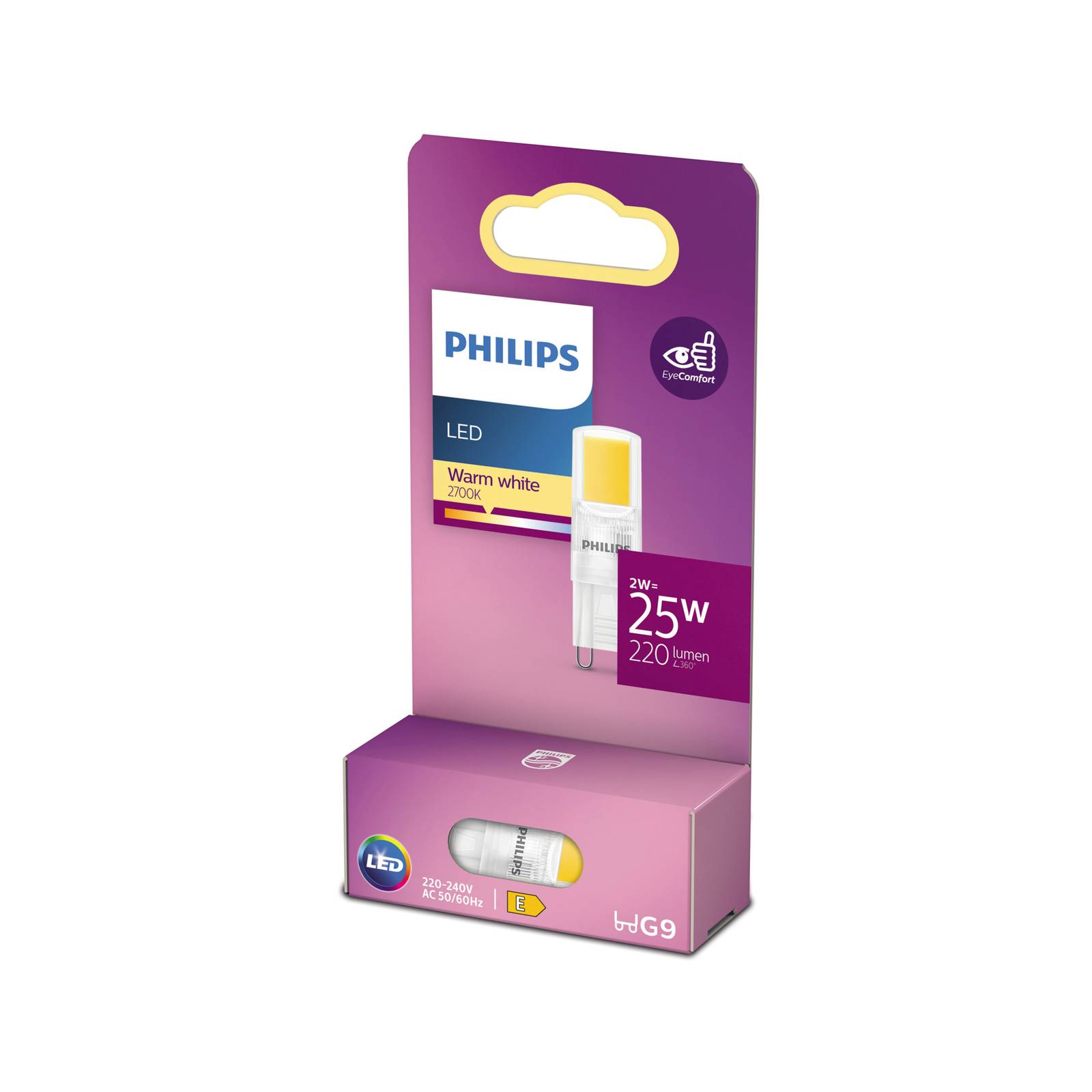Image of Philips G9 ampoule à broche LED 2 W 2 700 K 8718699758400
