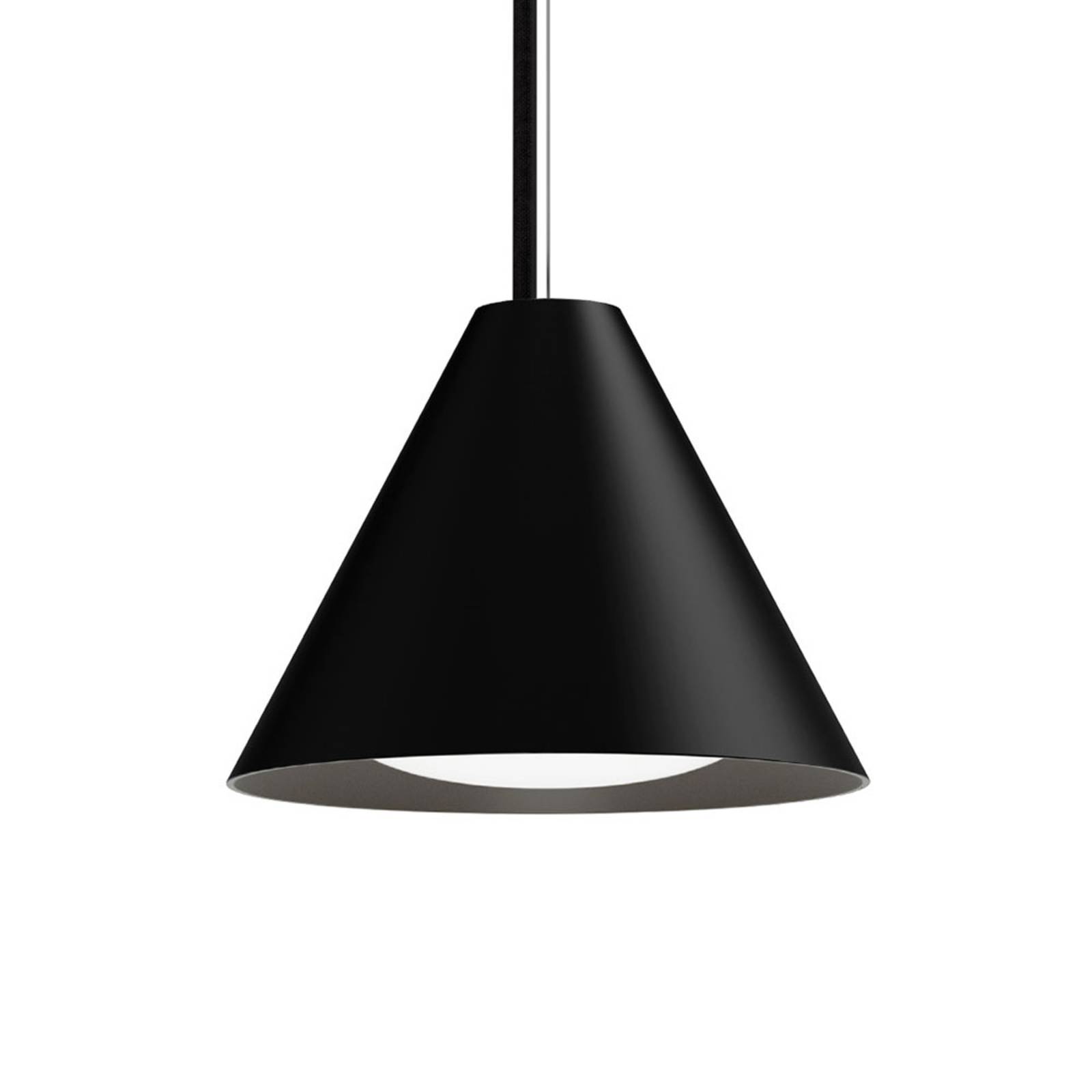 E-shop Louis Poulsen Keglen závesné LED 17,5 cm čierne
