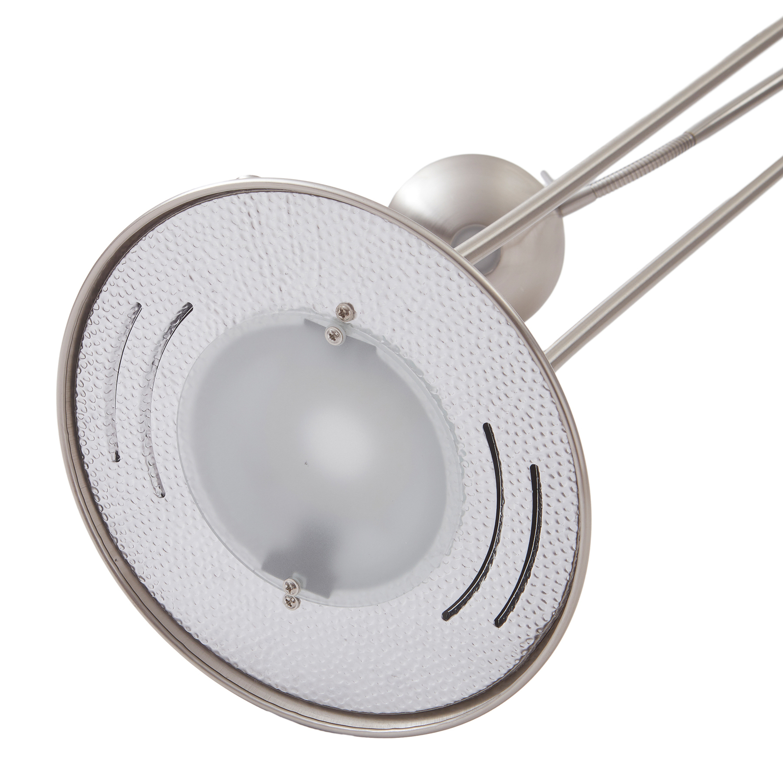 Lindby Josefin LED uplighter vloerlamp leeslamp, nikkel