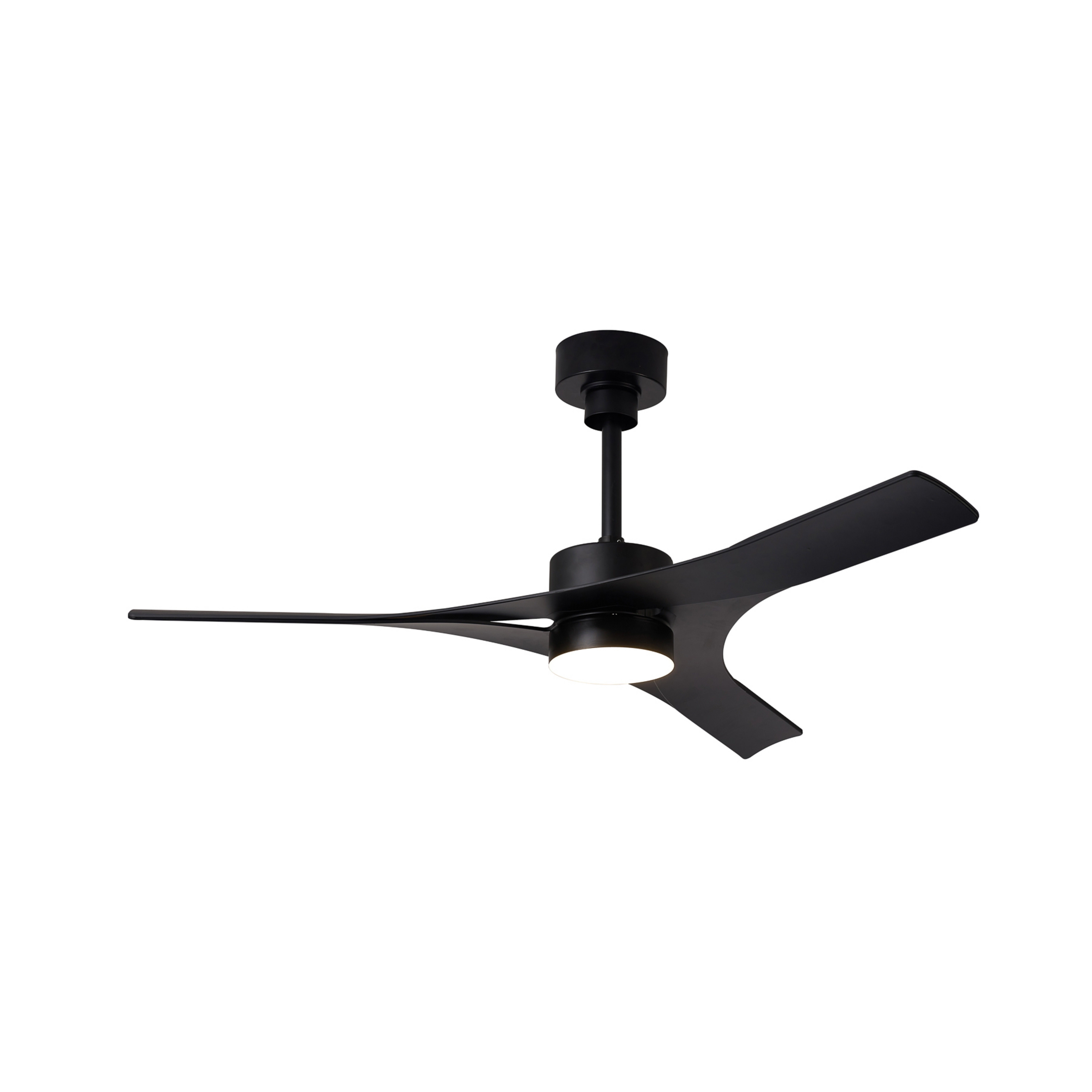 Thai LED-Deckenventilator, schwarz, DC leise, CCT - Mantra