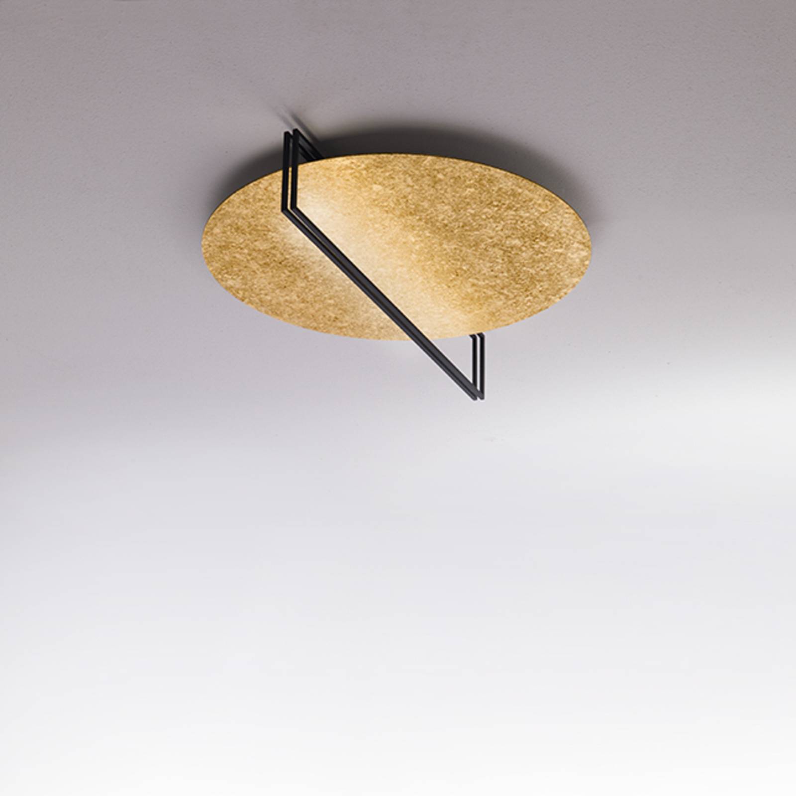 ICONE Essenza loftlampe 927 Ø47cm guld/sort