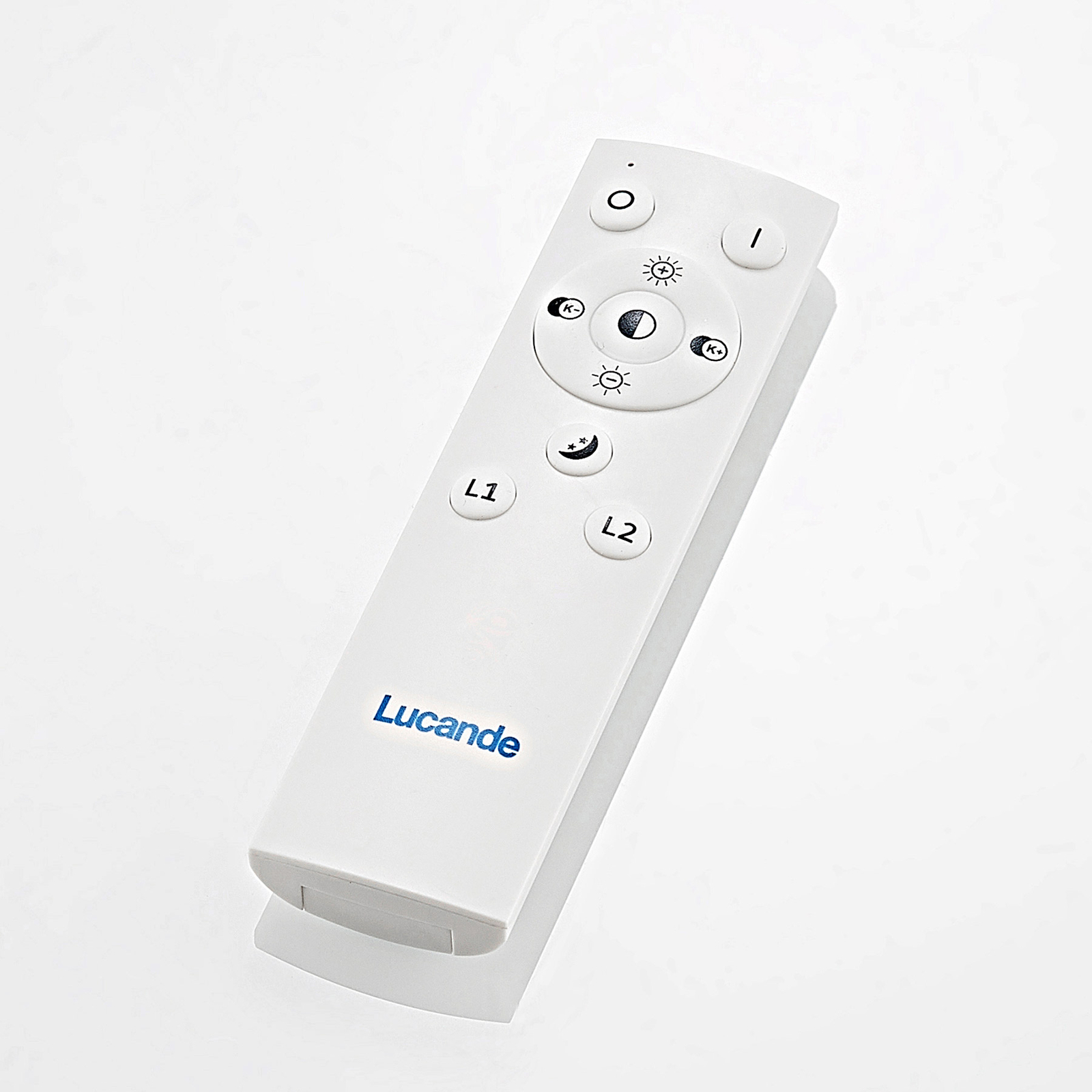 Lucande Narumi Plafonnier LED CCT, 75 cm, blanc