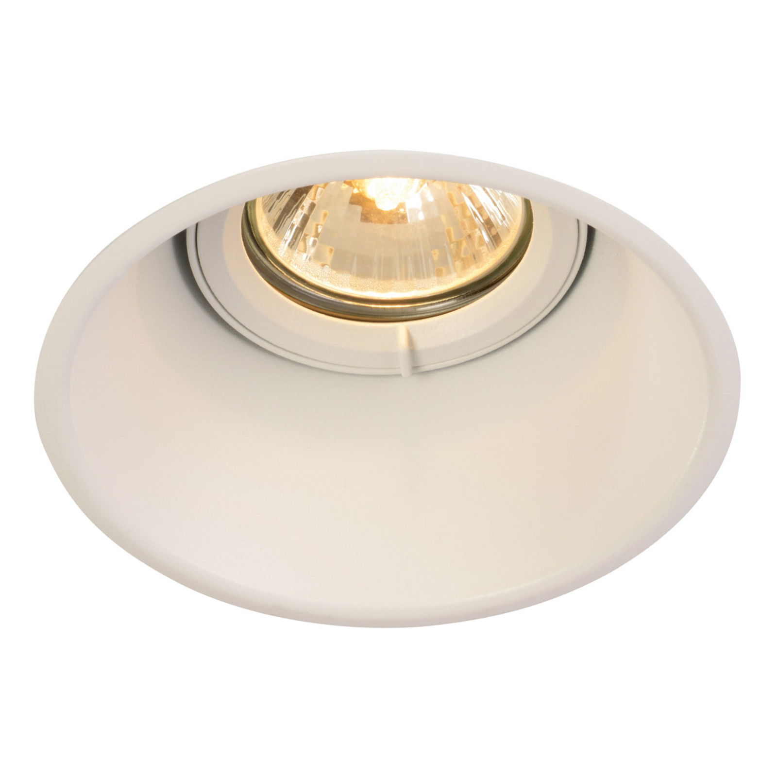 Takinnbyggingslampe Horn O, hvit | Lampegiganten.no SLV Horn Innfelt Lampe GU10 Hvit | Elektroimportøren AS