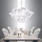 Slamp Fabula designer pendant light, clear, large