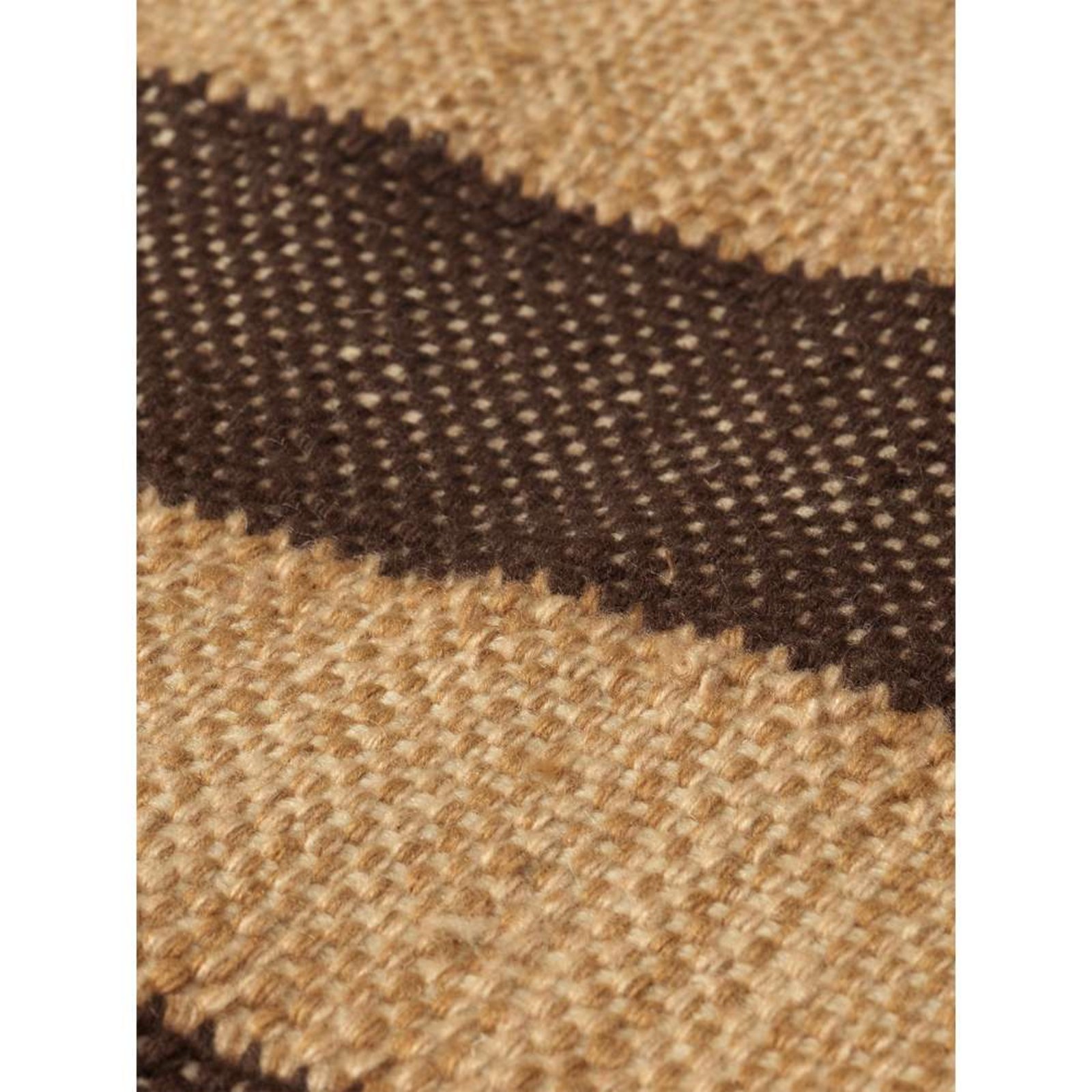 Ives Rug 80x140 Tan/Chocolate - ferm LIVING