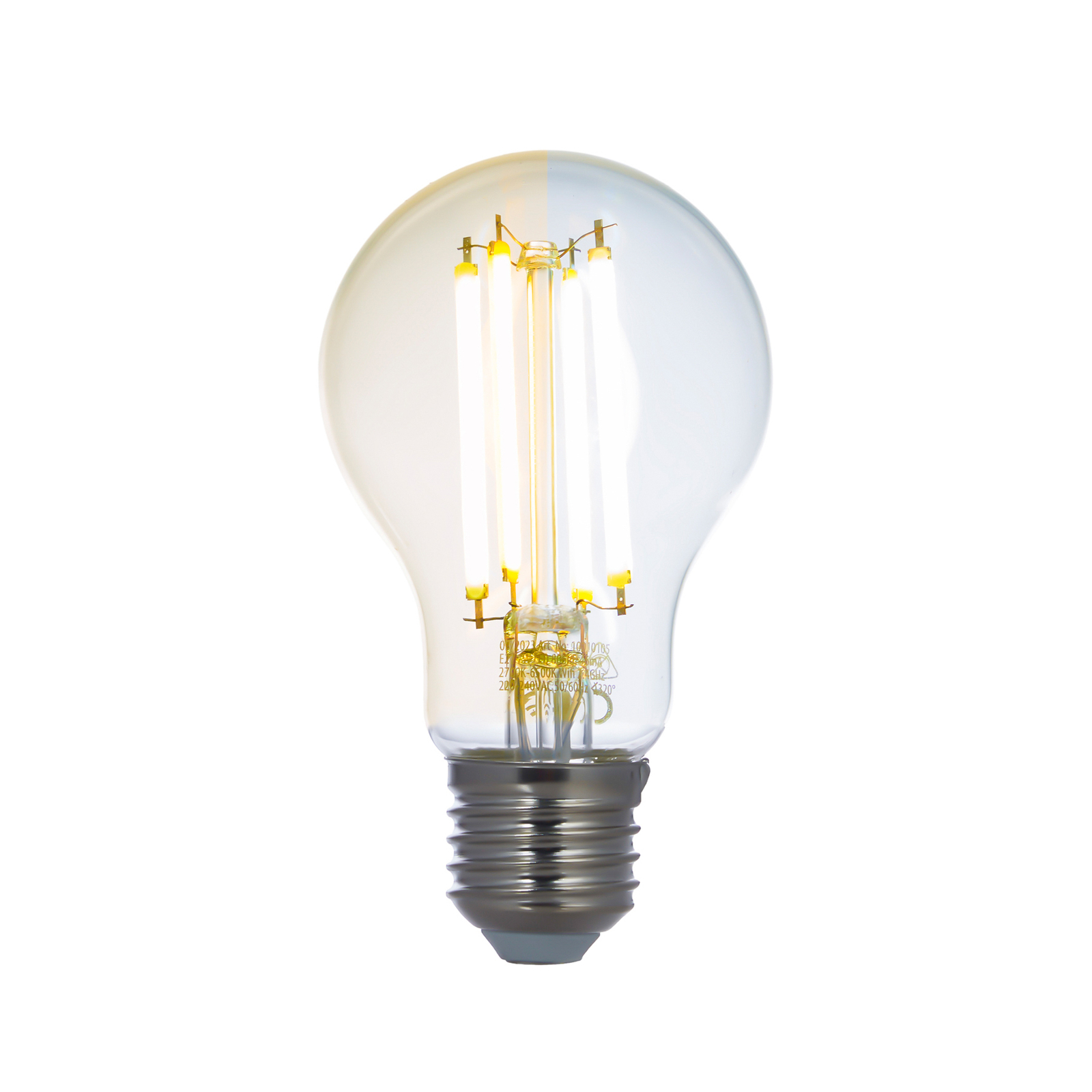 LUUMR Smart LED-lampa 3st E27 A60 7W CCT klar Tuya