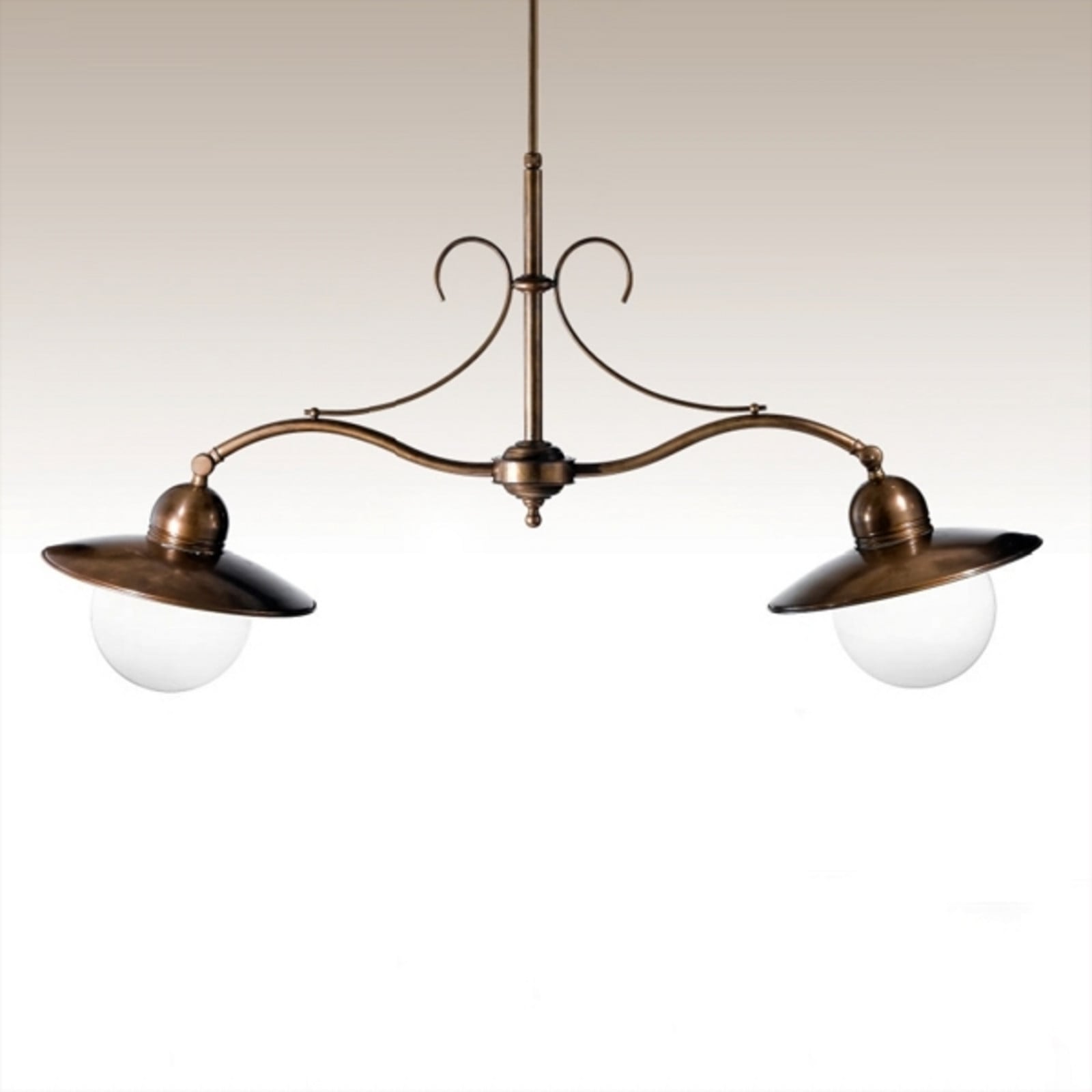 Taverna lampă suspendată două surse