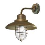 Patio Cage 3303 wall lamp antique brass/clear