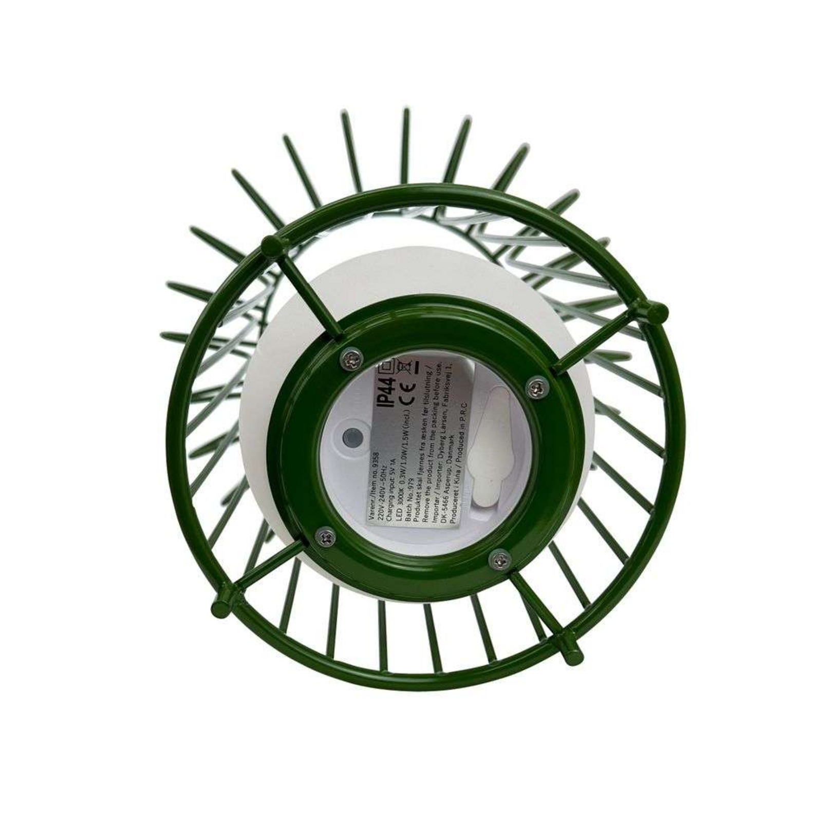 Basket Outdoor Lantern Green - DybergLarsen