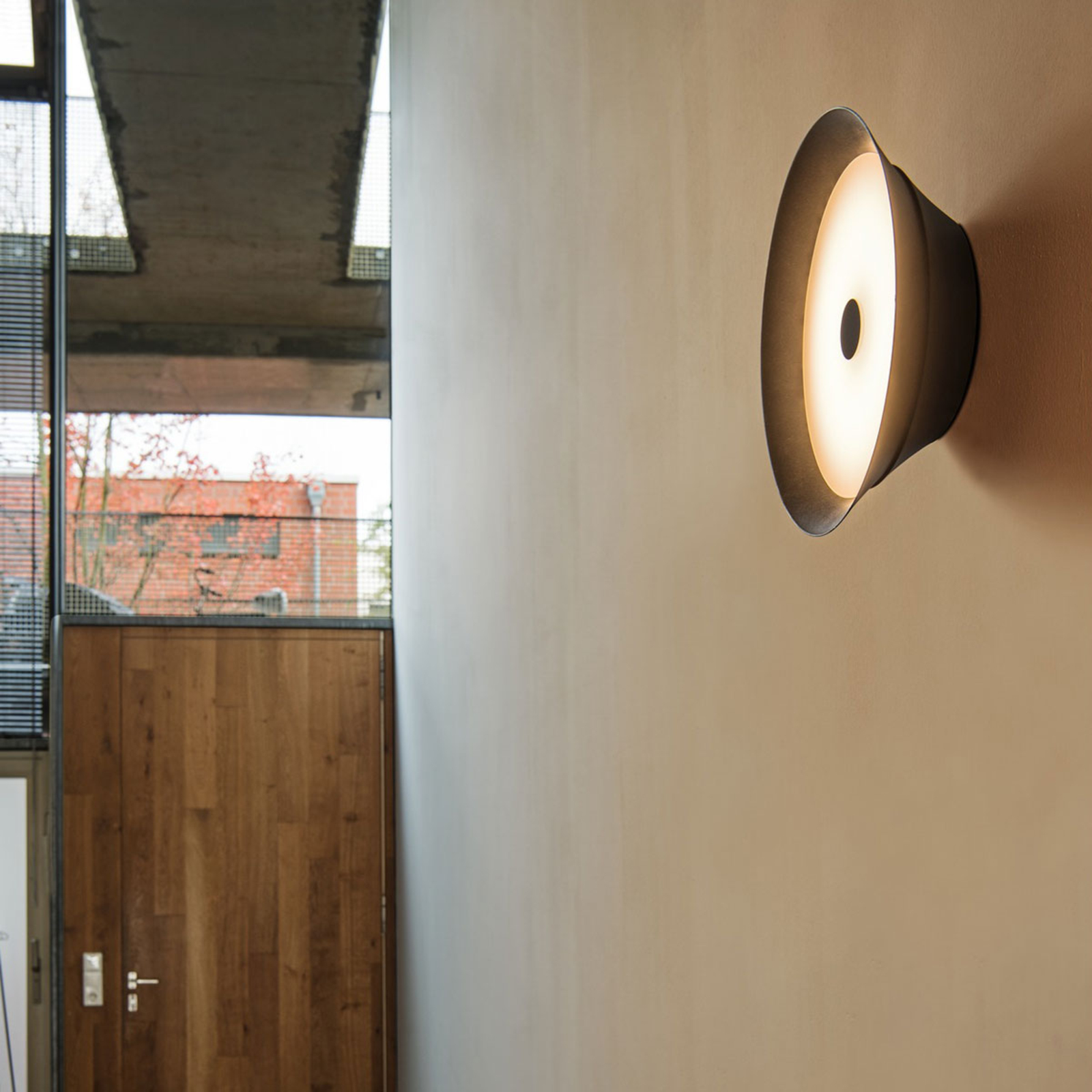 SLV Bato 35 LED wall light black, for Living / Dining Room, aluminium, steel, PMMA, 15 W, energy efficiency: A+
