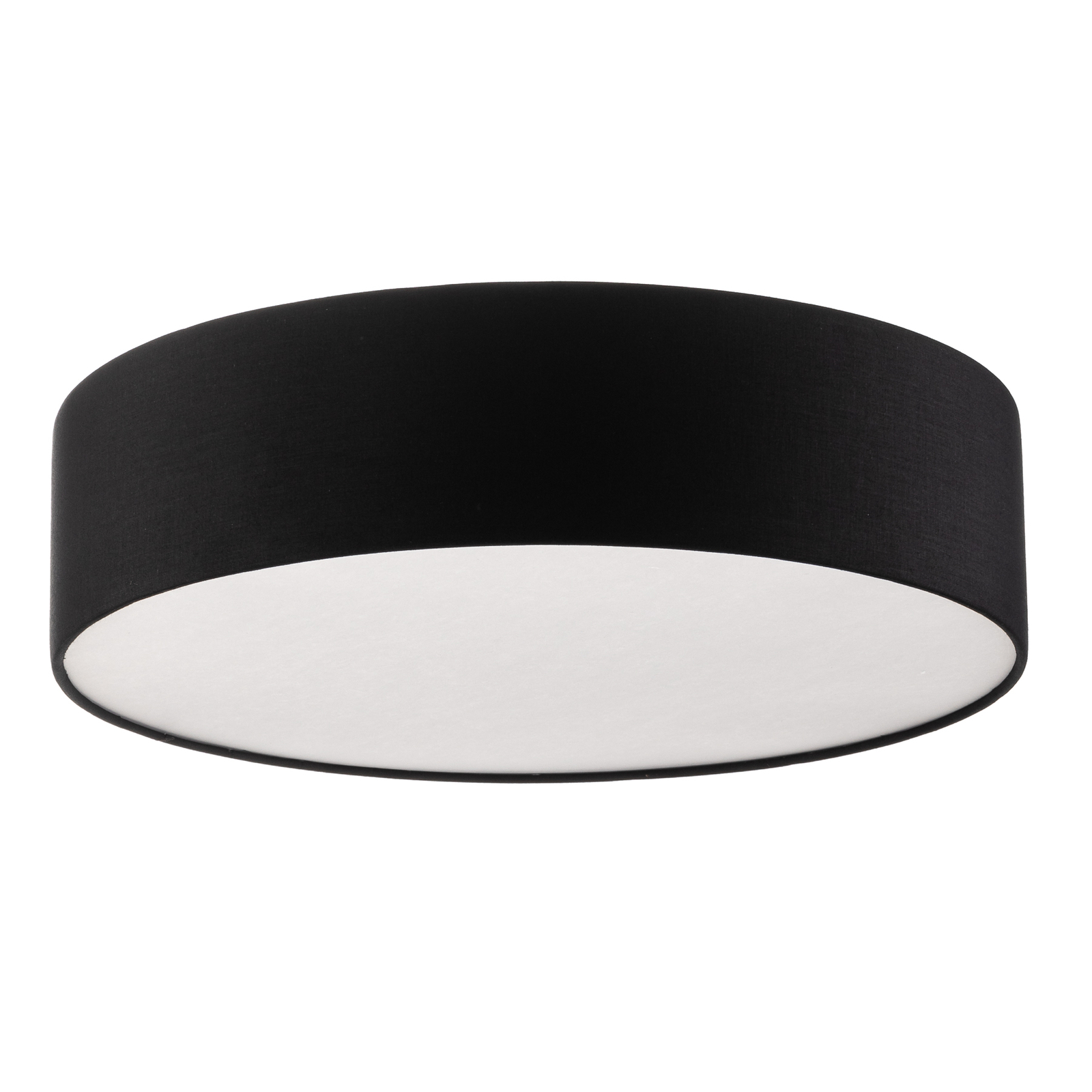 Rondo ceiling light, black, Ø 50 cm