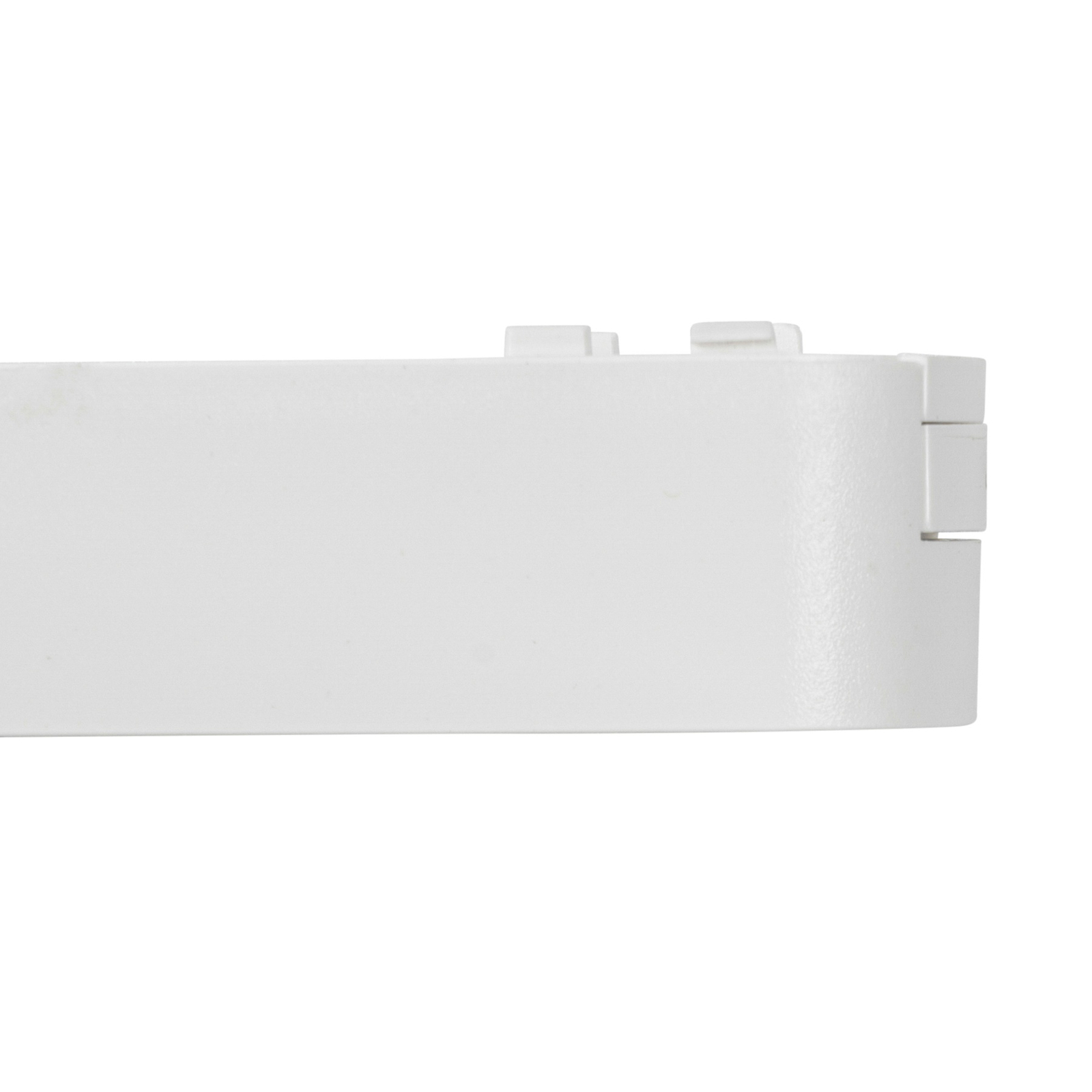 Lindby LED-skinnelampe Lumaro, hvit, rund, aluminium, 48V