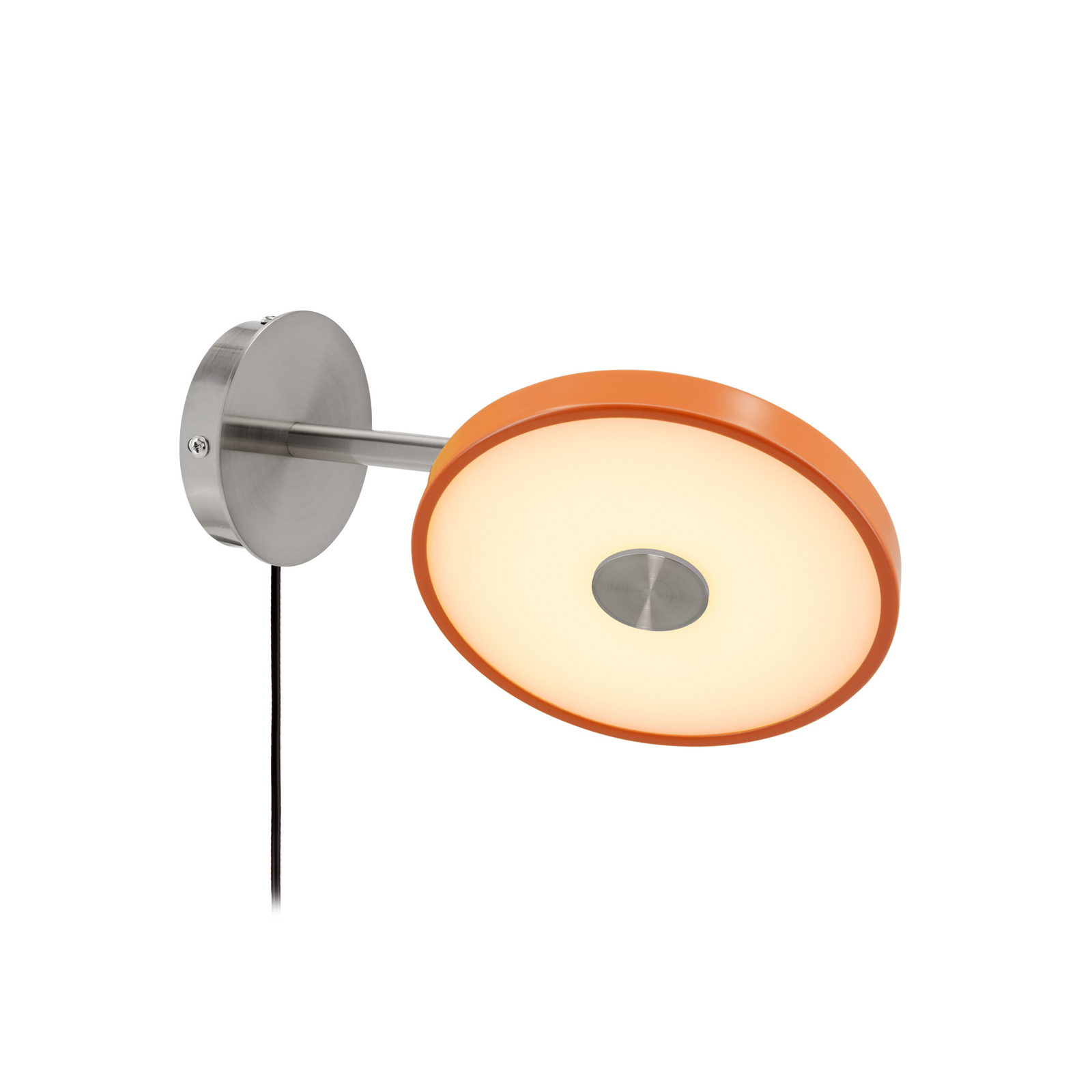UMAGE LED-Wandlampe Asteria Short, orange, Stahl, Stecker